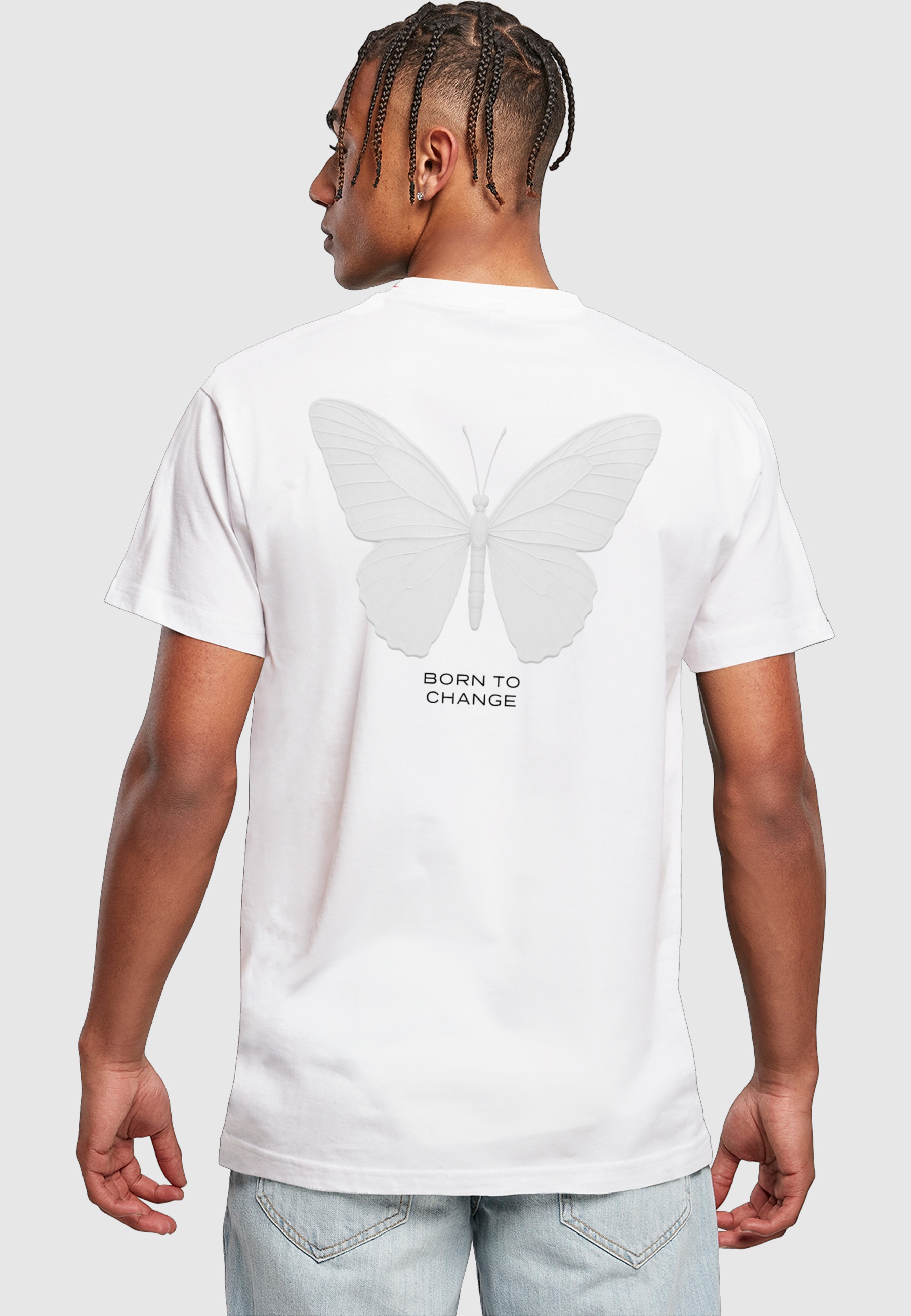 MisterTee T-Shirt »MisterTee Born To Change Tee« 1 Stk.