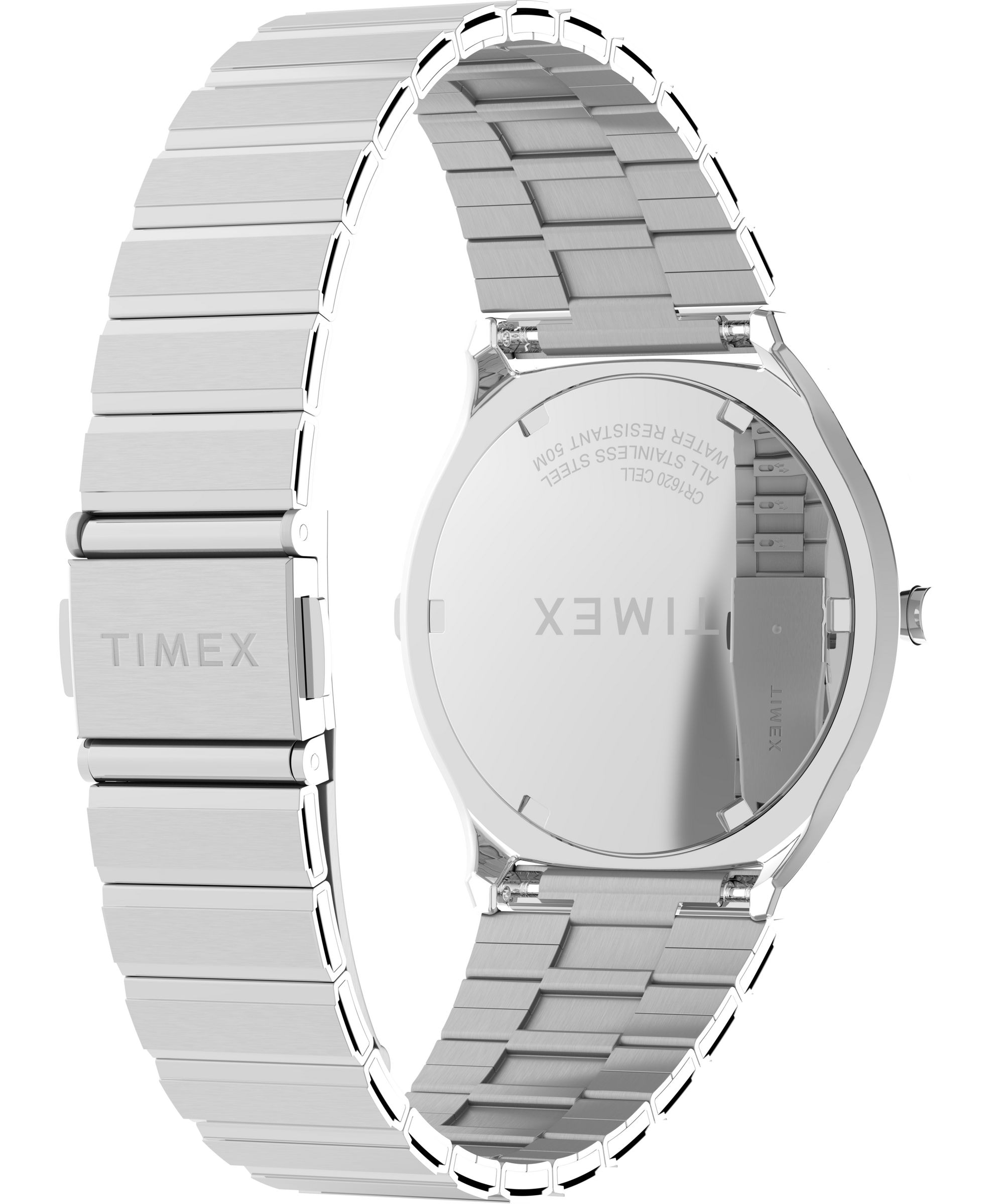 Timex Digitaluhr »REISSUE« Quarzuhr, Armbanduhr, Herrenuhr, Edelstahlarmband