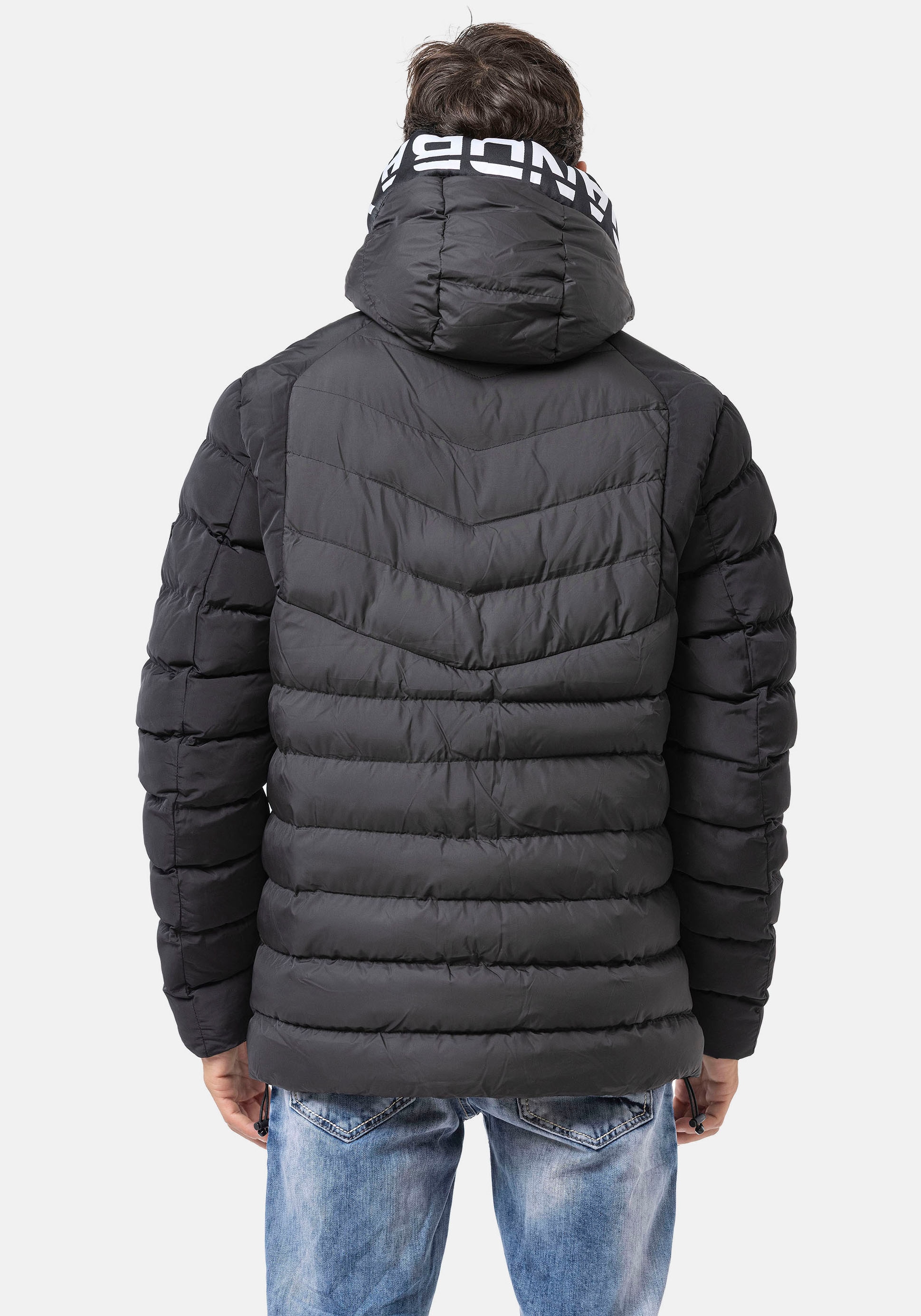 Cipo & Baxx Steppjacke mit Kapuze