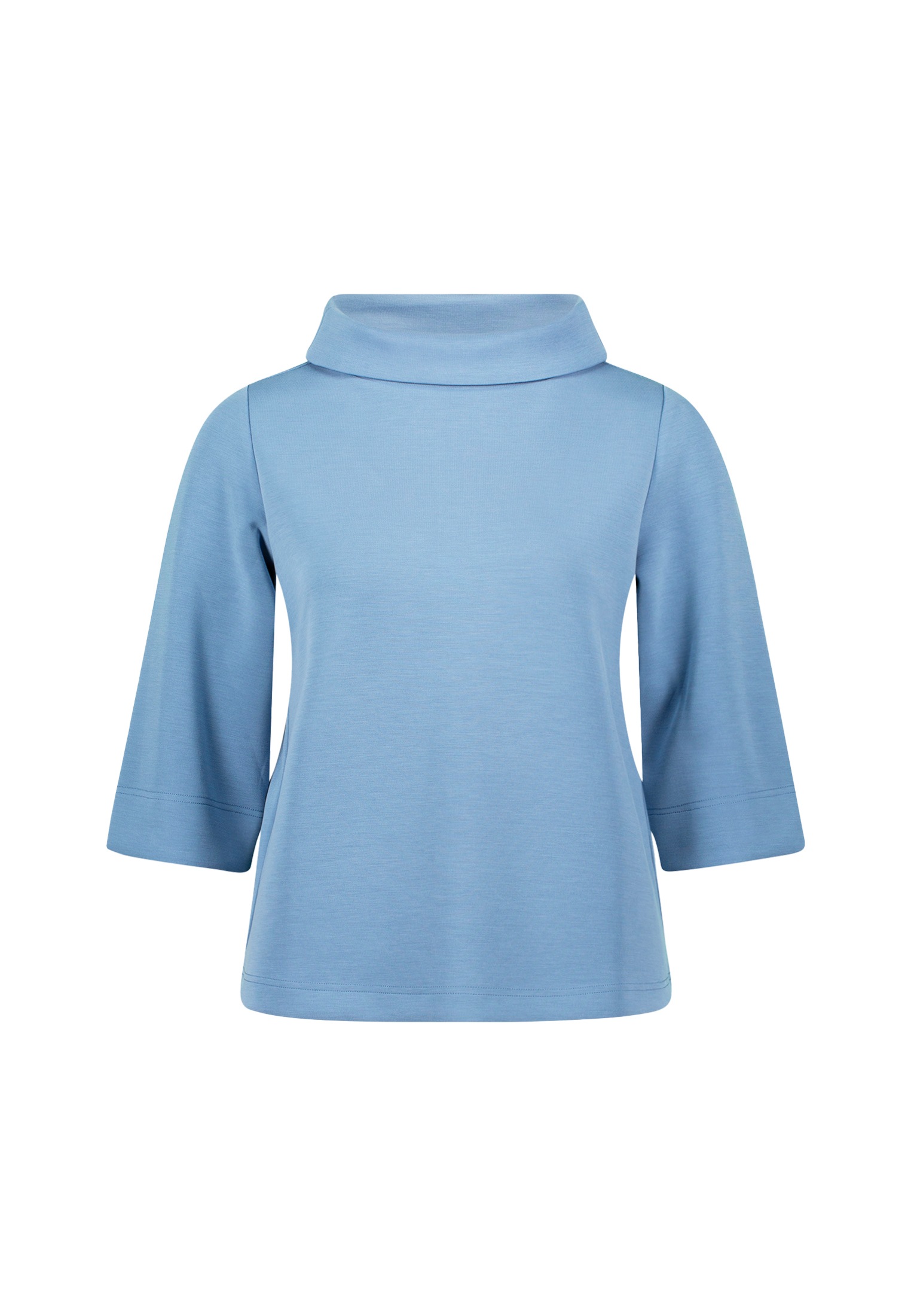 Zero Sweatshirt "zero Damen Sweatshirt mit weitem Rollkragen", Plain/ohne D günstig online kaufen