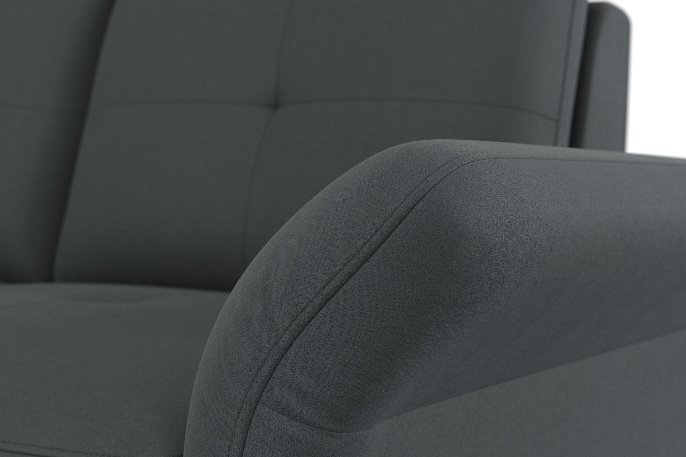 Places of Style Ecksofa »Calando L-Form«, wahlweise mit Bettfunktion, Bettkasten und Armteilfunktion