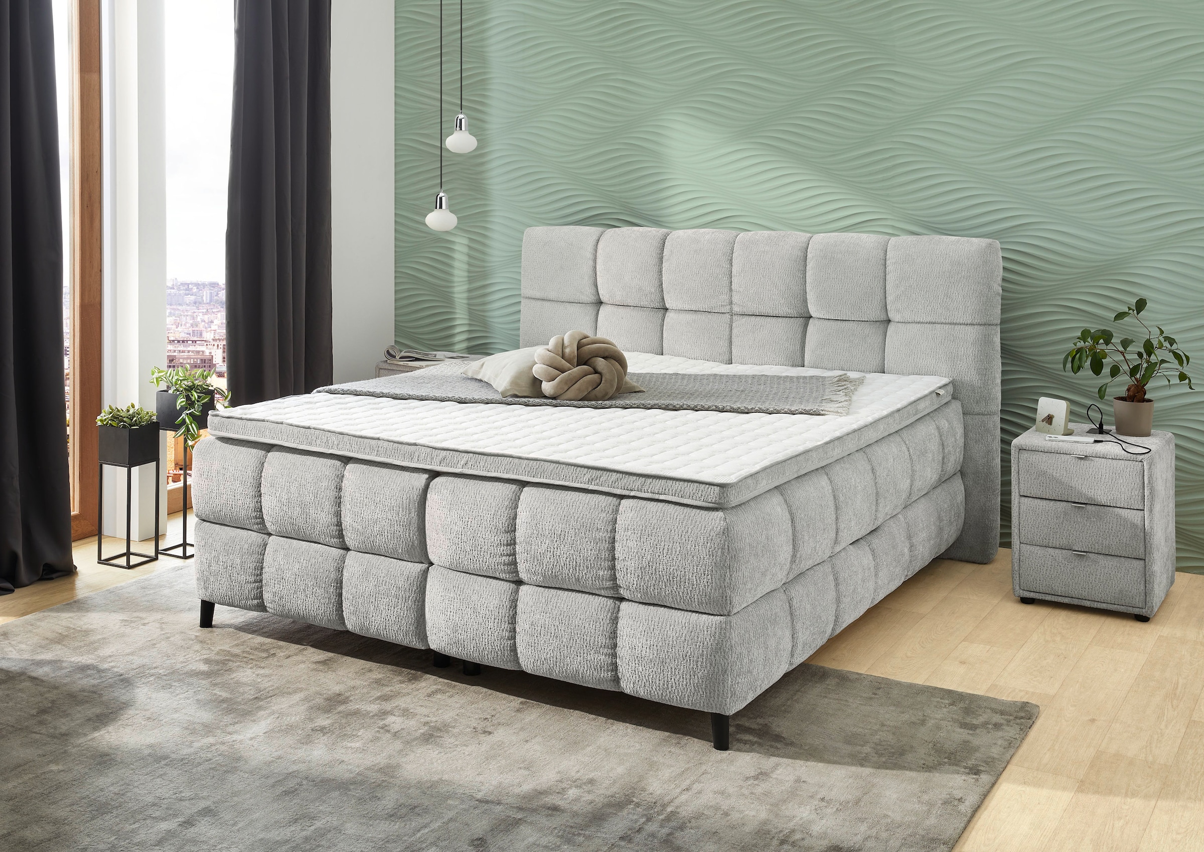 Jockenhöfer Gruppe Boxbett "Molly in der Breite 180cm, inkl. Bettkasten" 7- günstig online kaufen