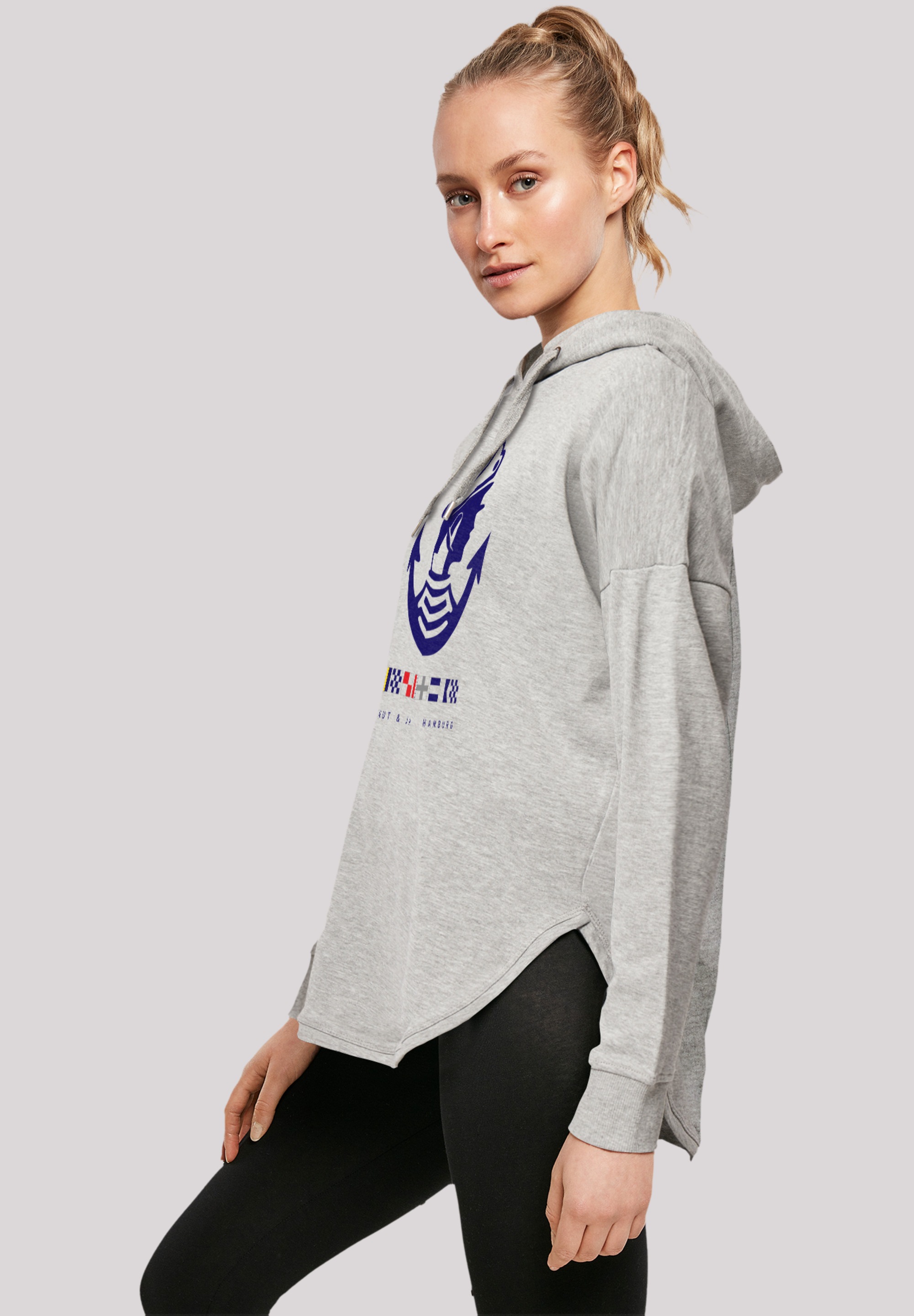 F4NT4STIC Kapuzenpullover »Knut & Jan Hamburg Logo«, Print