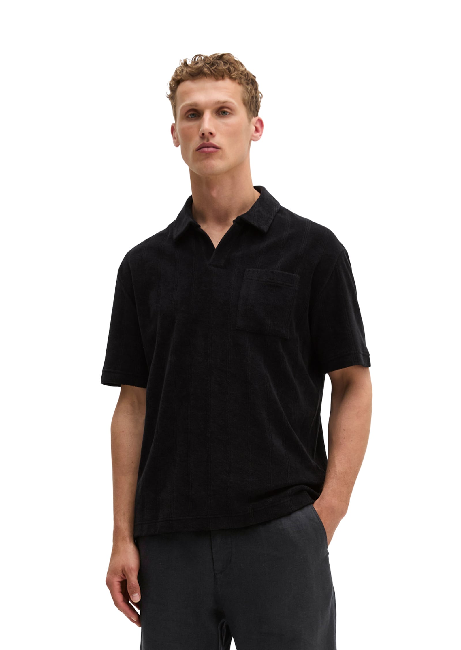 Marc OPolo Poloshirt "aus Bio-Baumwoll-Frottee"