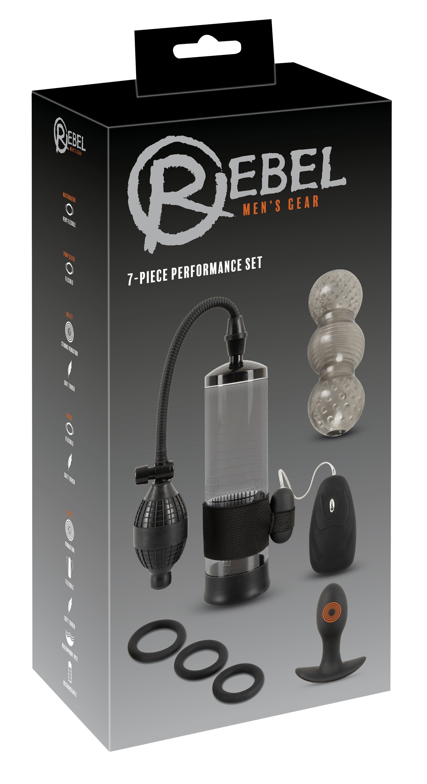 REBEL Penispumpe »Toy Set 7-Piece Performance Set«