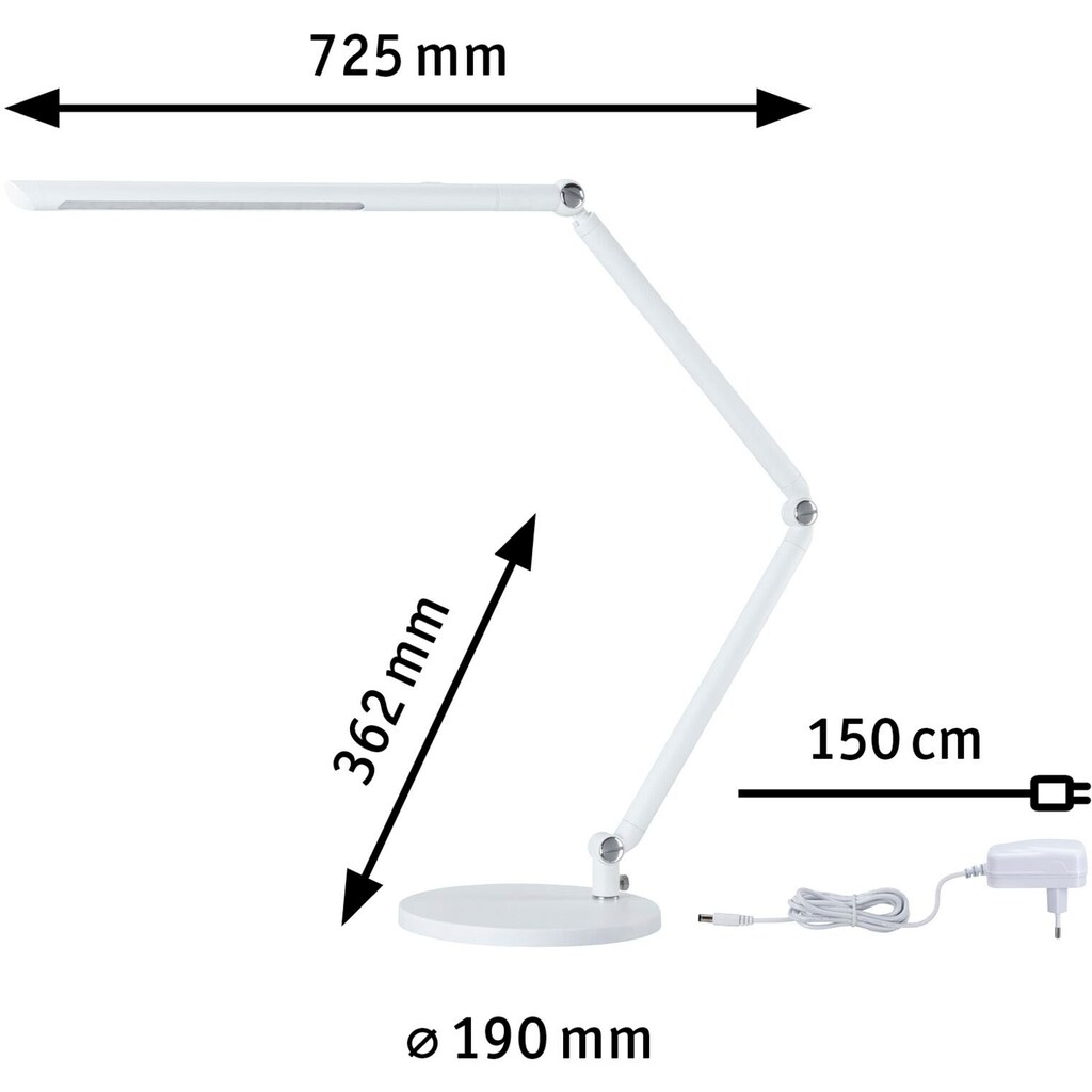 Paulmann LED Schreibtischlampe »FlexBar 3-step-dimmbar 230V«, 1 flammig-flammig