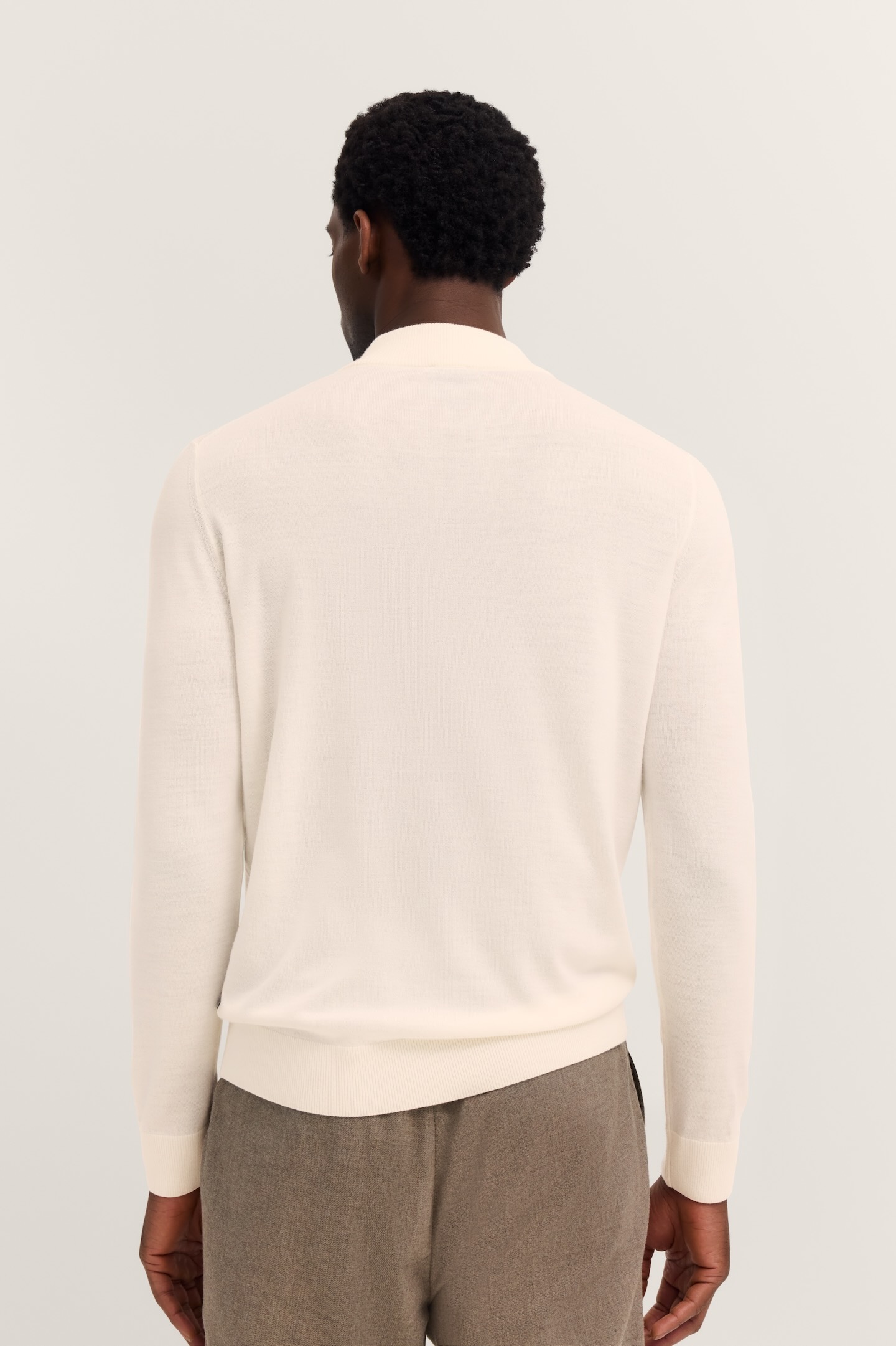 bugatti Rollkragenpullover »Regular Fit«, aus Merino-Wolle-Seide-Mix