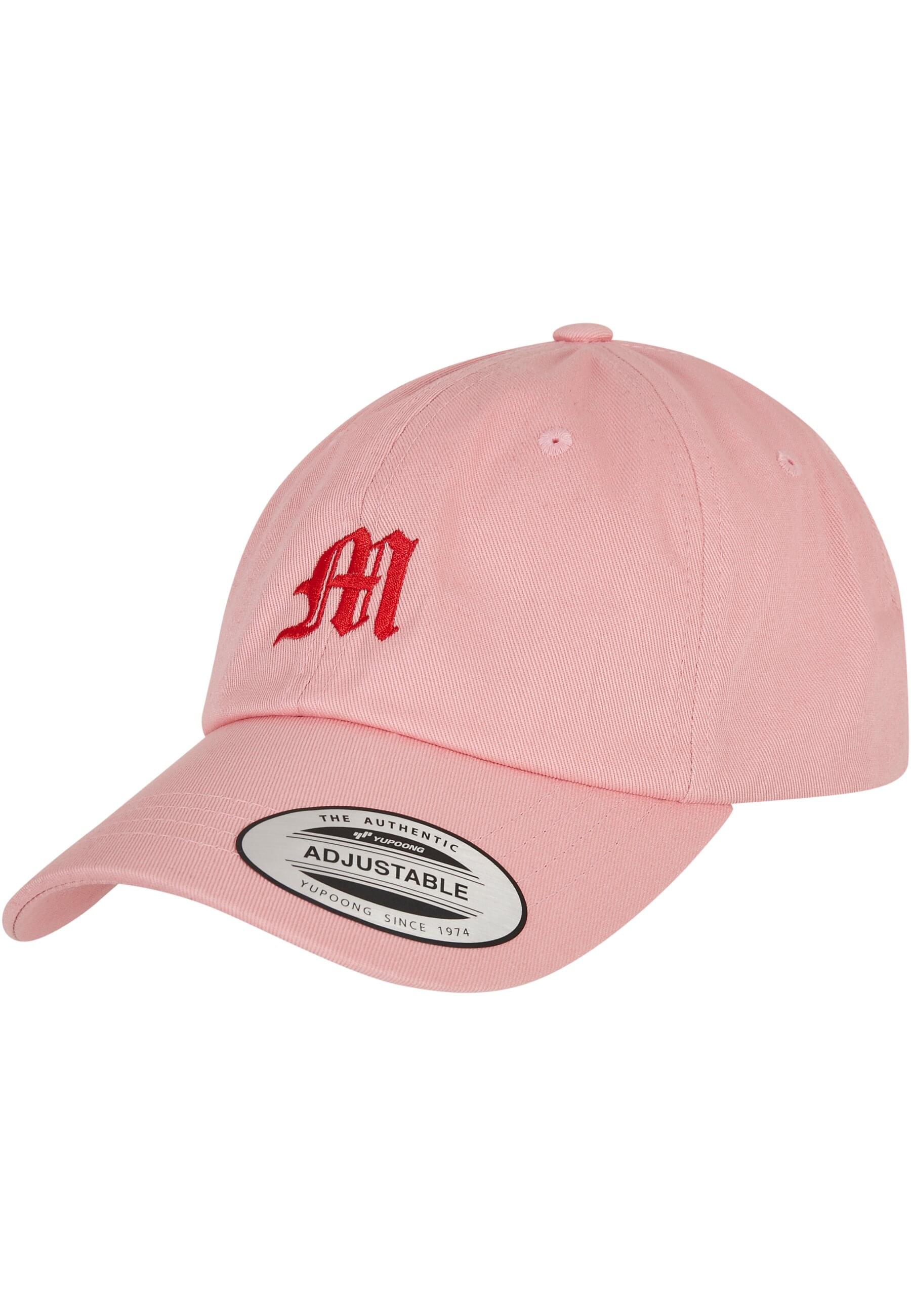 Thumbnail - MisterTee Snapback Cap "MisterTee Unisex Letter Pink Low Profile Cap"