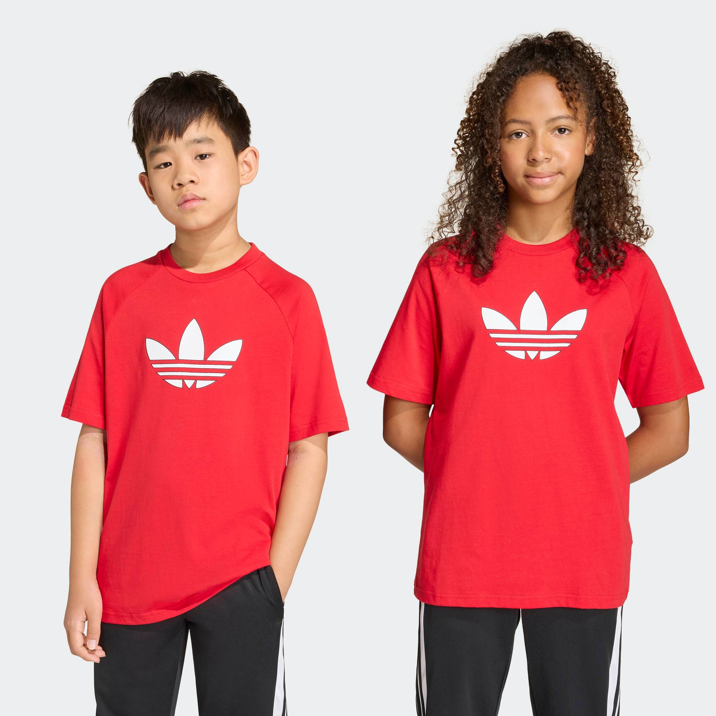 adidas Originals "GRAPHIC TREFOIL LOOSE" für Kinder, Kurzarmdesign, sportlicher Stil, Rundhalsausschnitt