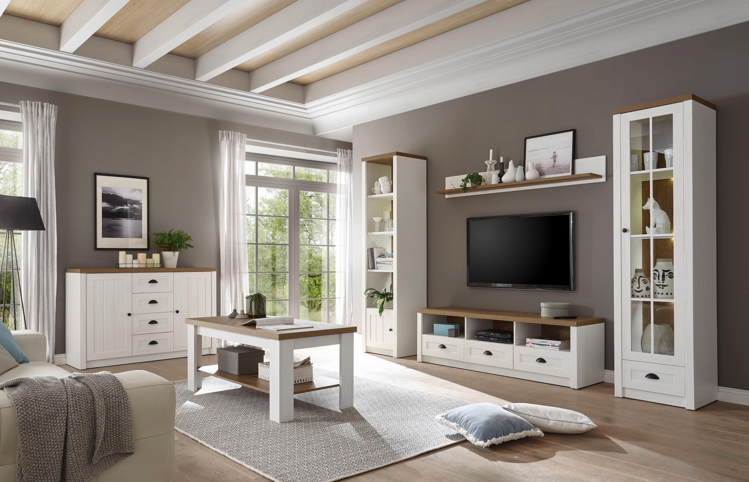 Home affaire Wohnwand "Beauvais" 4 Stk. tlg. günstig online kaufen