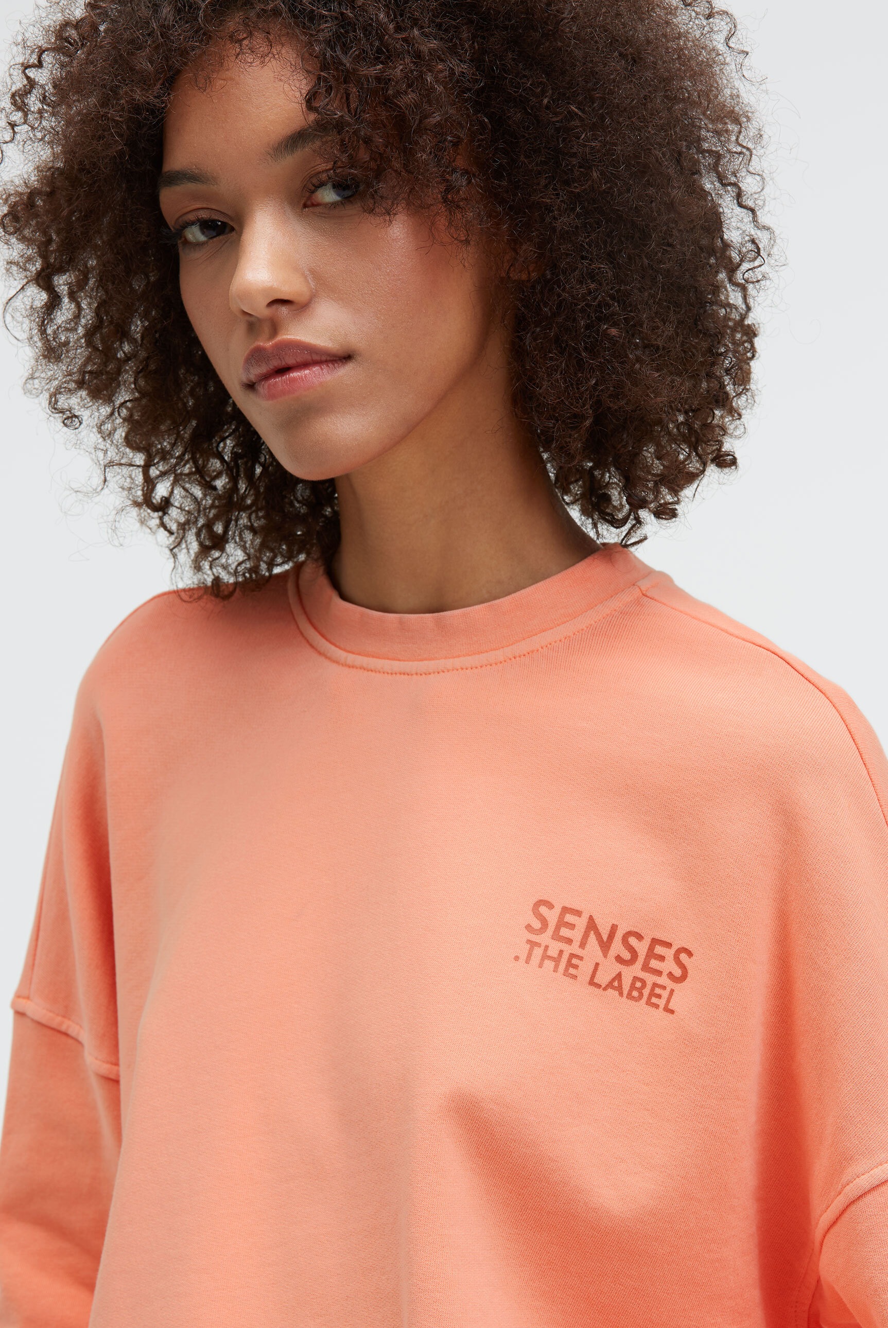SENSES.THE LABEL Sweater mit überschnittenen Schultern