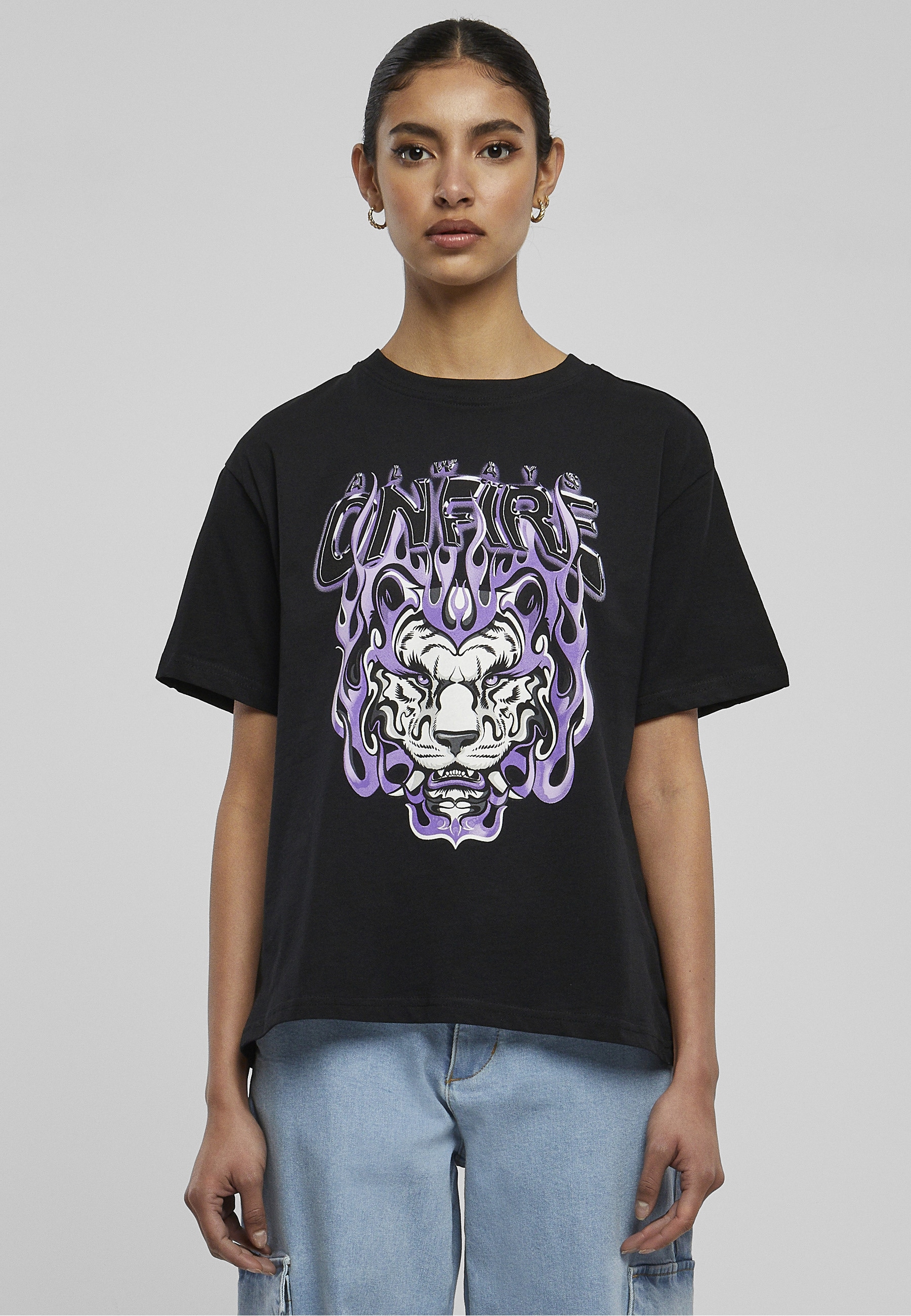 Miss Tee Kurzarmshirt »Miss Tee Damen Always On Fire Tee« 1 Stk.