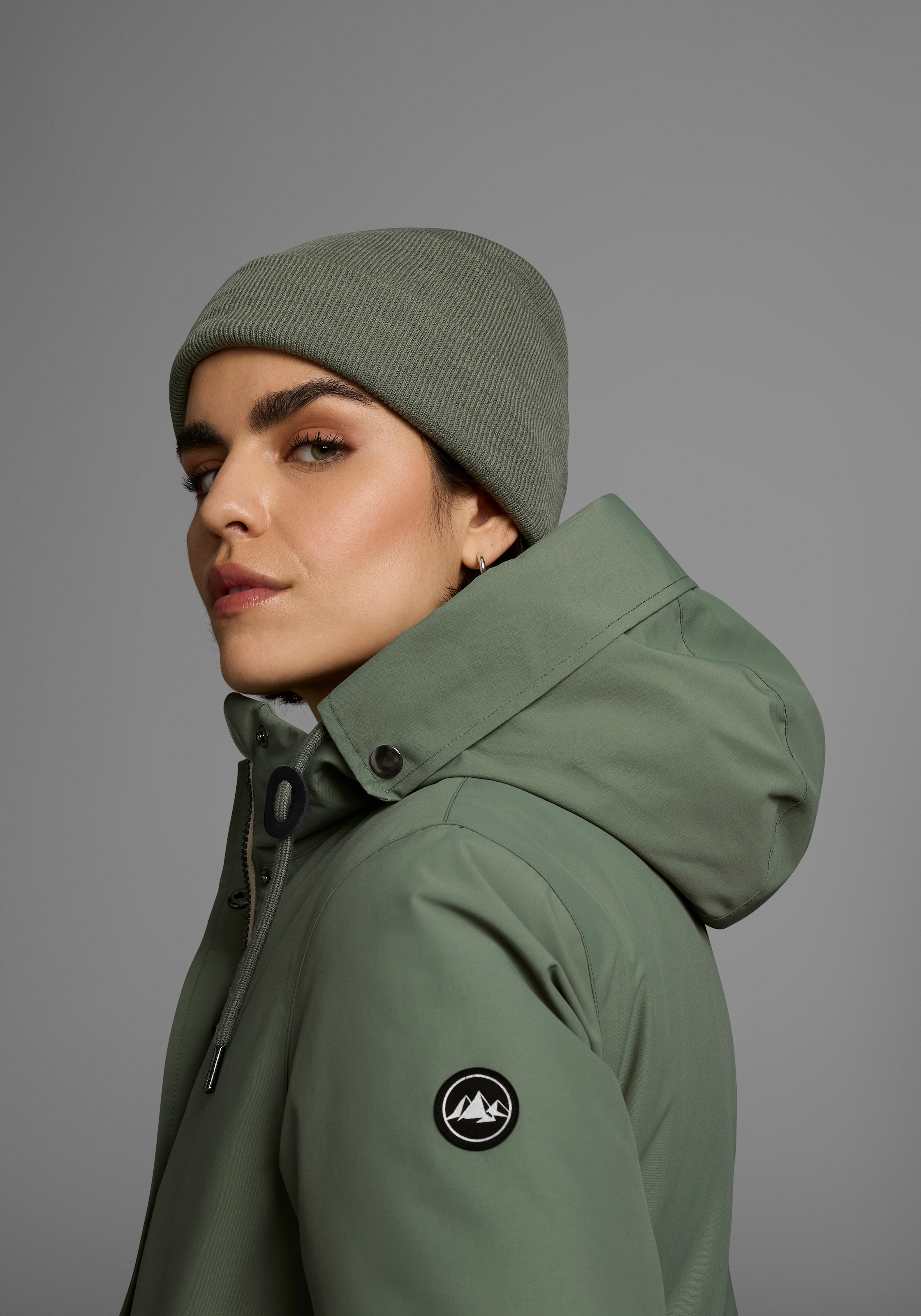 Polarino Parka, mit Kapuze, Atmungsaktiv, winddicht, wasserdicht