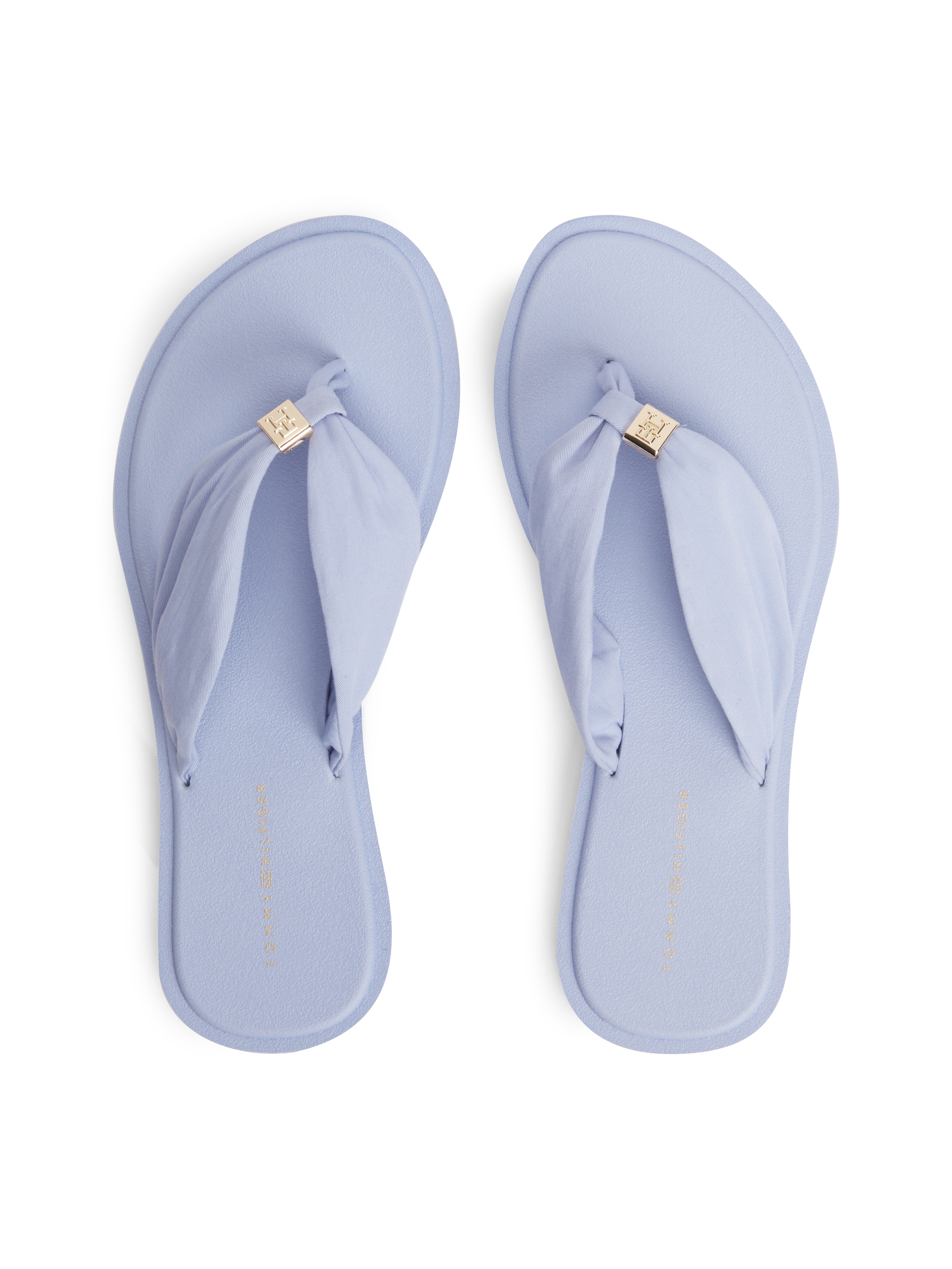 Tommy Hilfiger Zehentrenner »TH SCANDI SOFT SUMMER SANDAL«  Sommerschuh, Strandschuh mit Schmuckelement