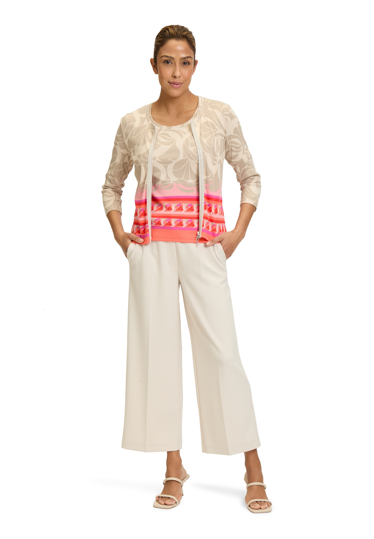 Betty Barclay Kurzarmshirt »Betty Barclay Basic Shirt mit Rippenstruktur«, (1 tlg.), Material