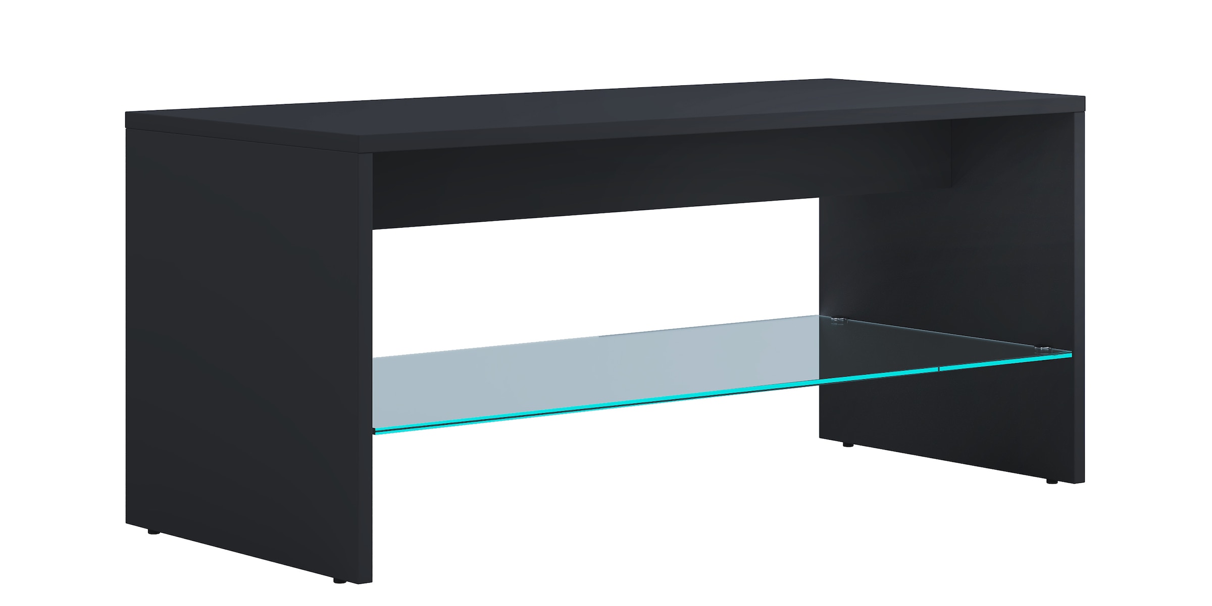 VCM Beistelltisch »Holz Sofatisch Couchtisch Glas Wisal«