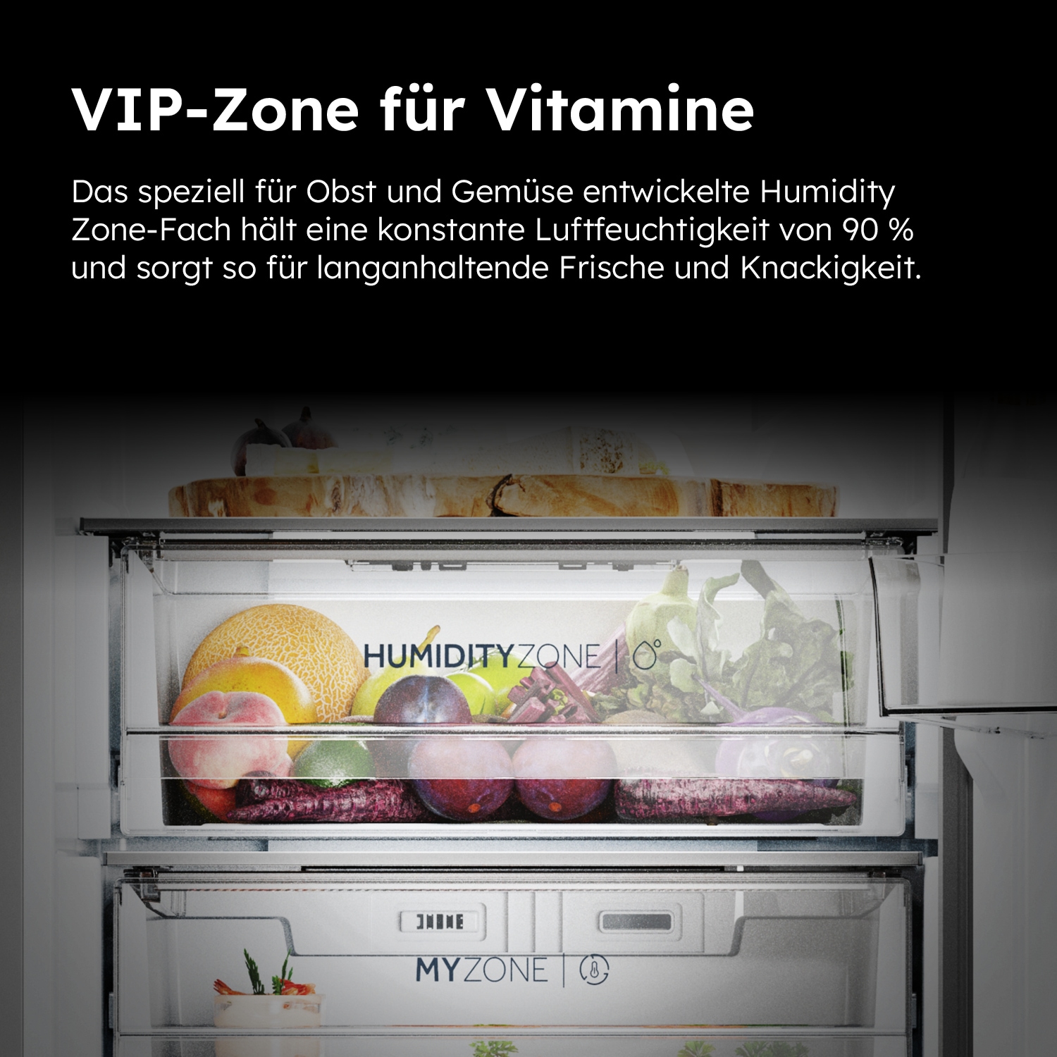Haier Kühl-/Gefrierkombination 3D 60 Series 7 »HTW7620ANMG«, WIFI connected, Innovative Gefrier-Schubladen: Sparen Energie