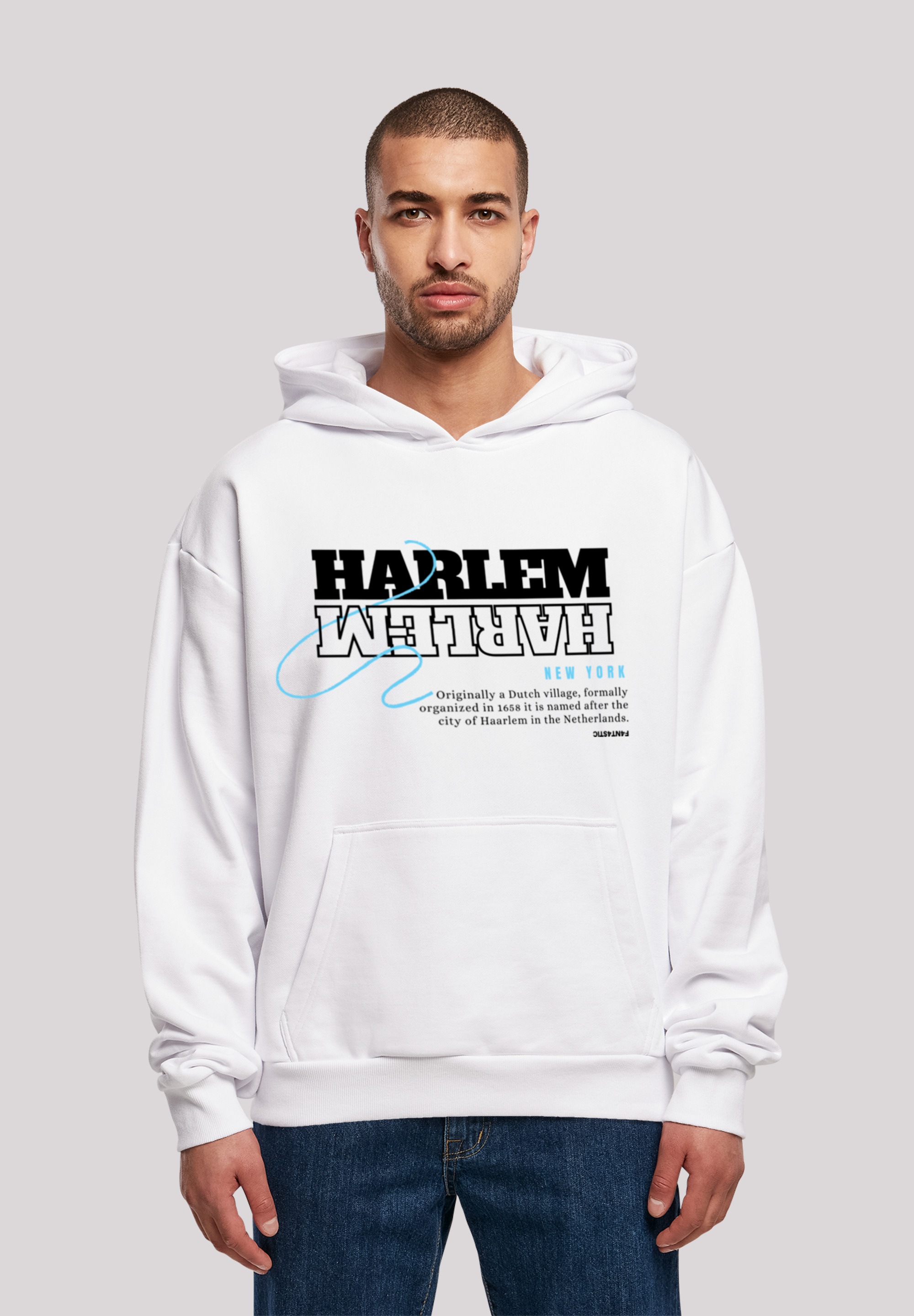 F4NT4STIC Kapuzenpullover "Harlem OVERSIZE HOODIE", Print