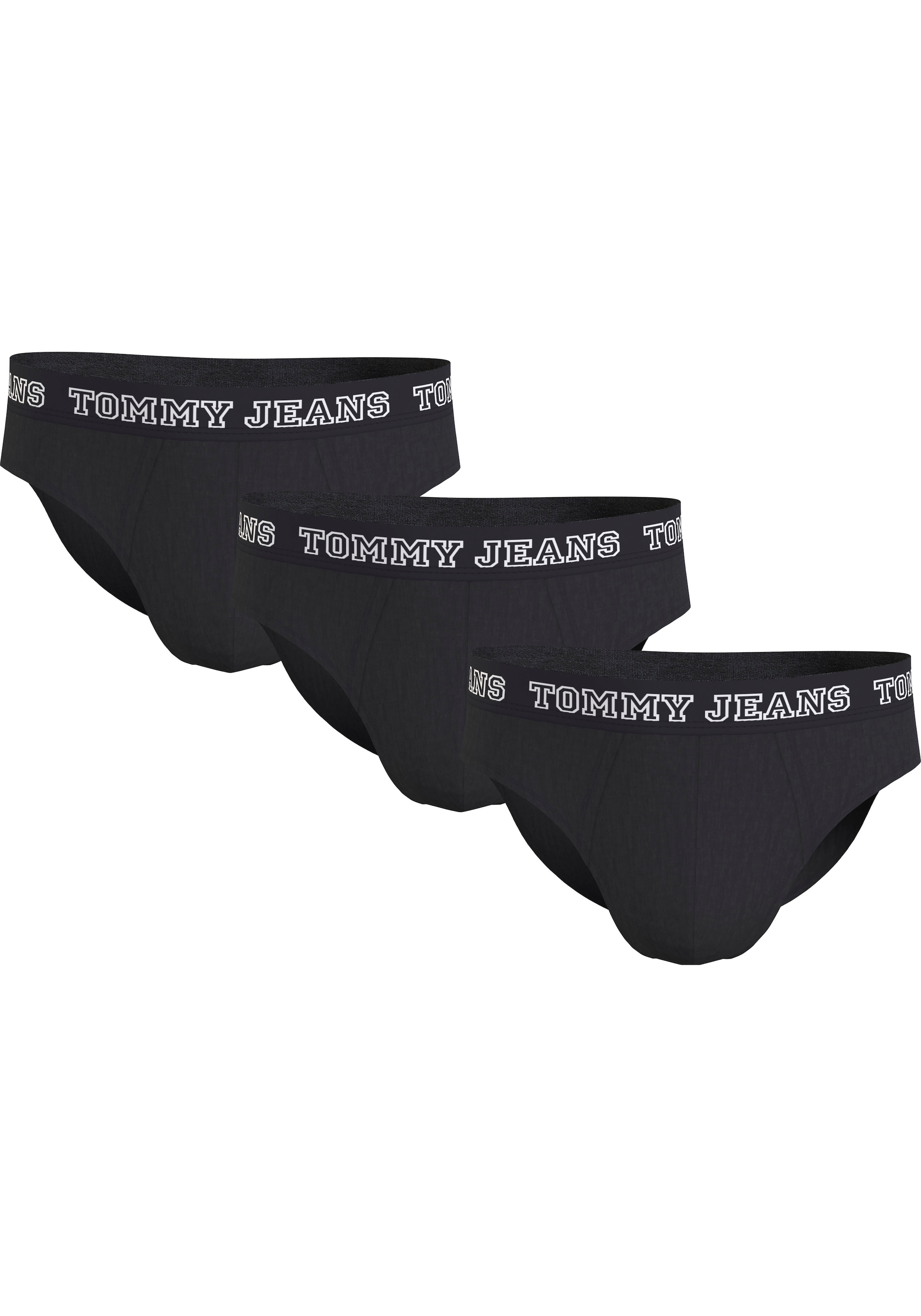 Tommy Hilfiger Underwear Slip »3P BRIEF DTM«, (Packung, 3 St., 3er-Pack), mit Tommy Jeans Logo-Elastikbund