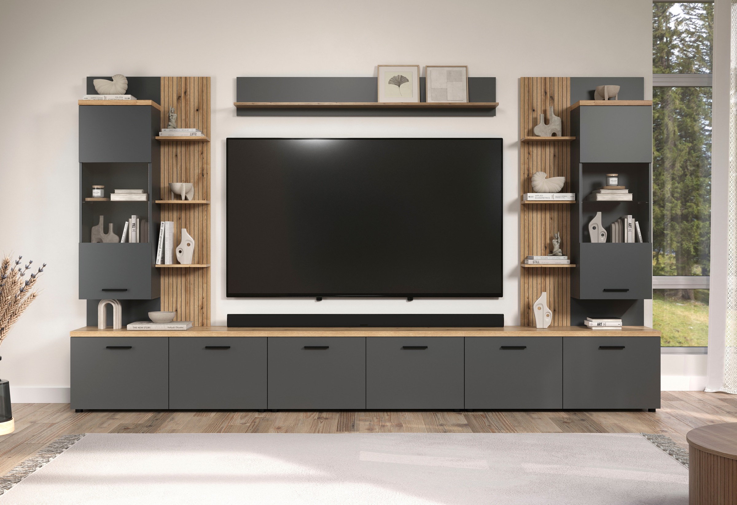 Home affaire Wohnwand "Bajo" 3 Stk. tlg. günstig online kaufen