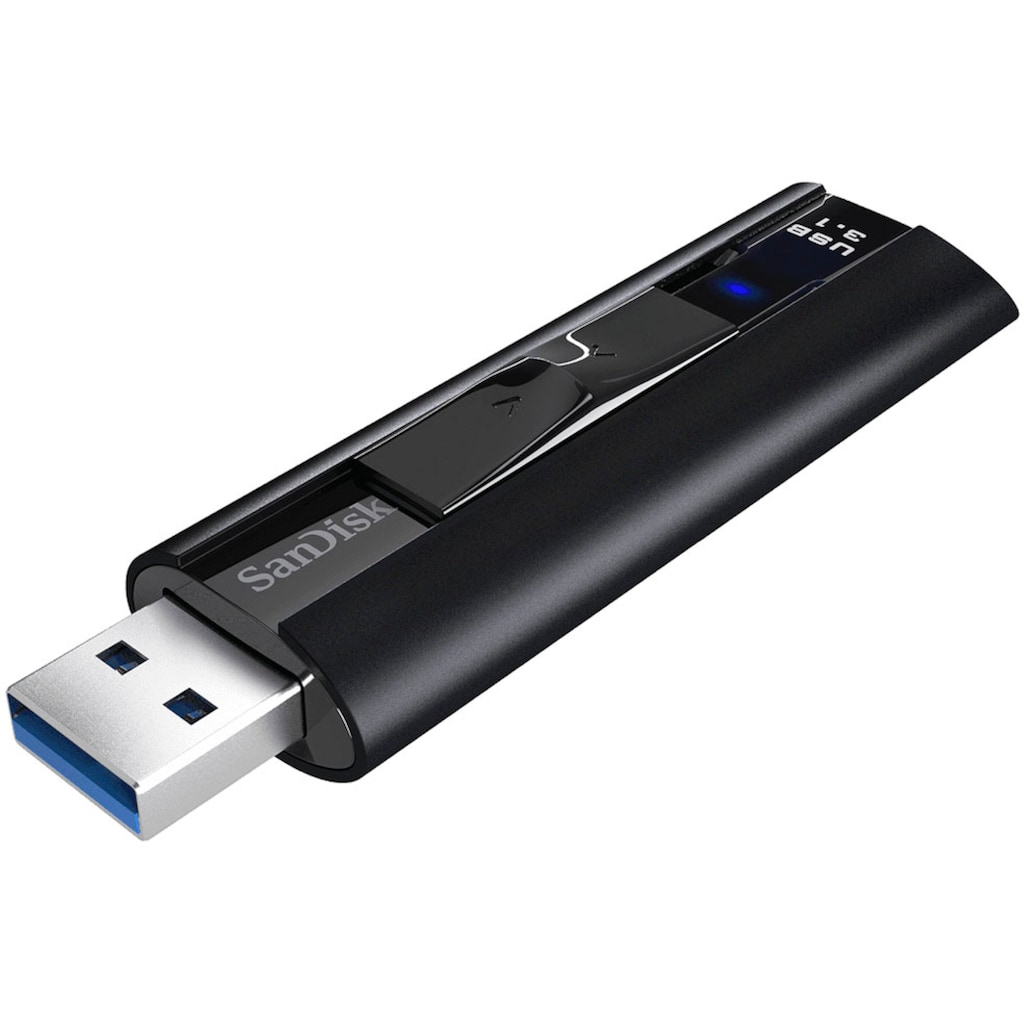 Sandisk USB-Stick »Cruzer Extreme Pro 256GB, USB 3.2«, (USB 3.2 Lesegeschwindigkeit 420 MB/s)