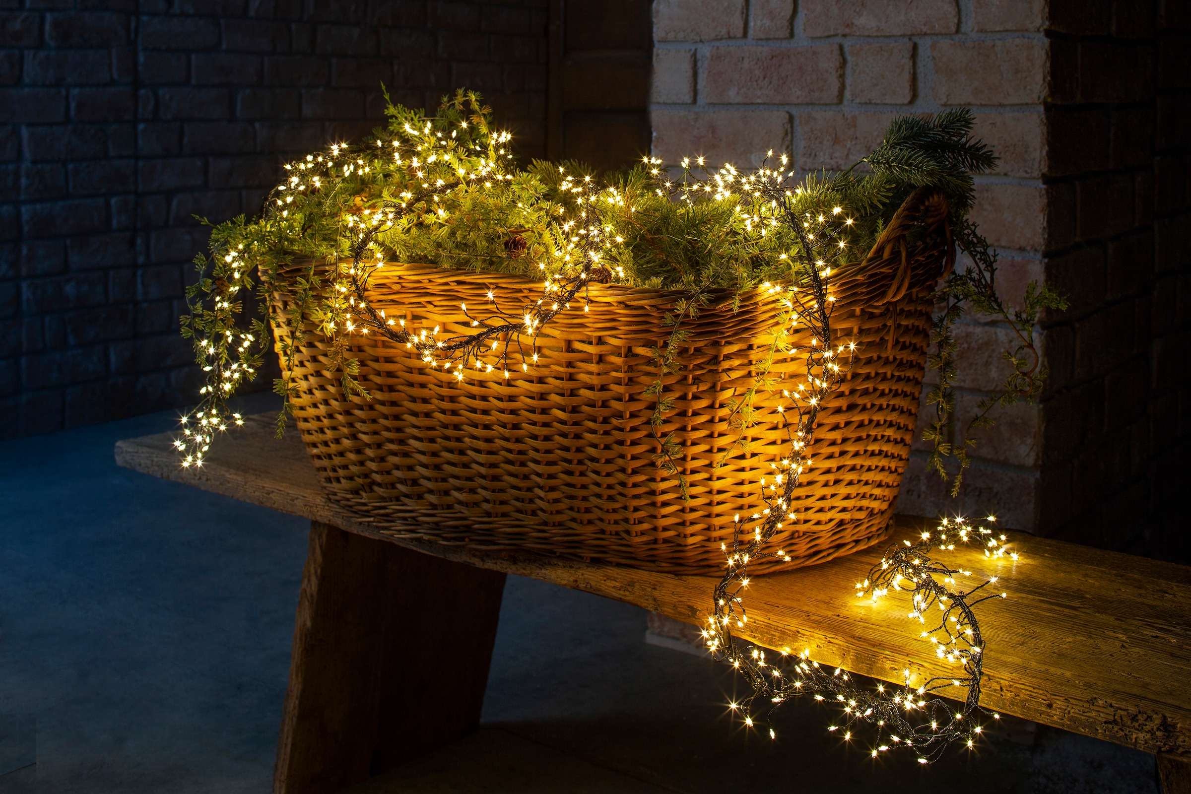 Weihnachtsdeko aussen« LED-Lichterkette Design AM kaufen | BAUR »Doppelcluster,