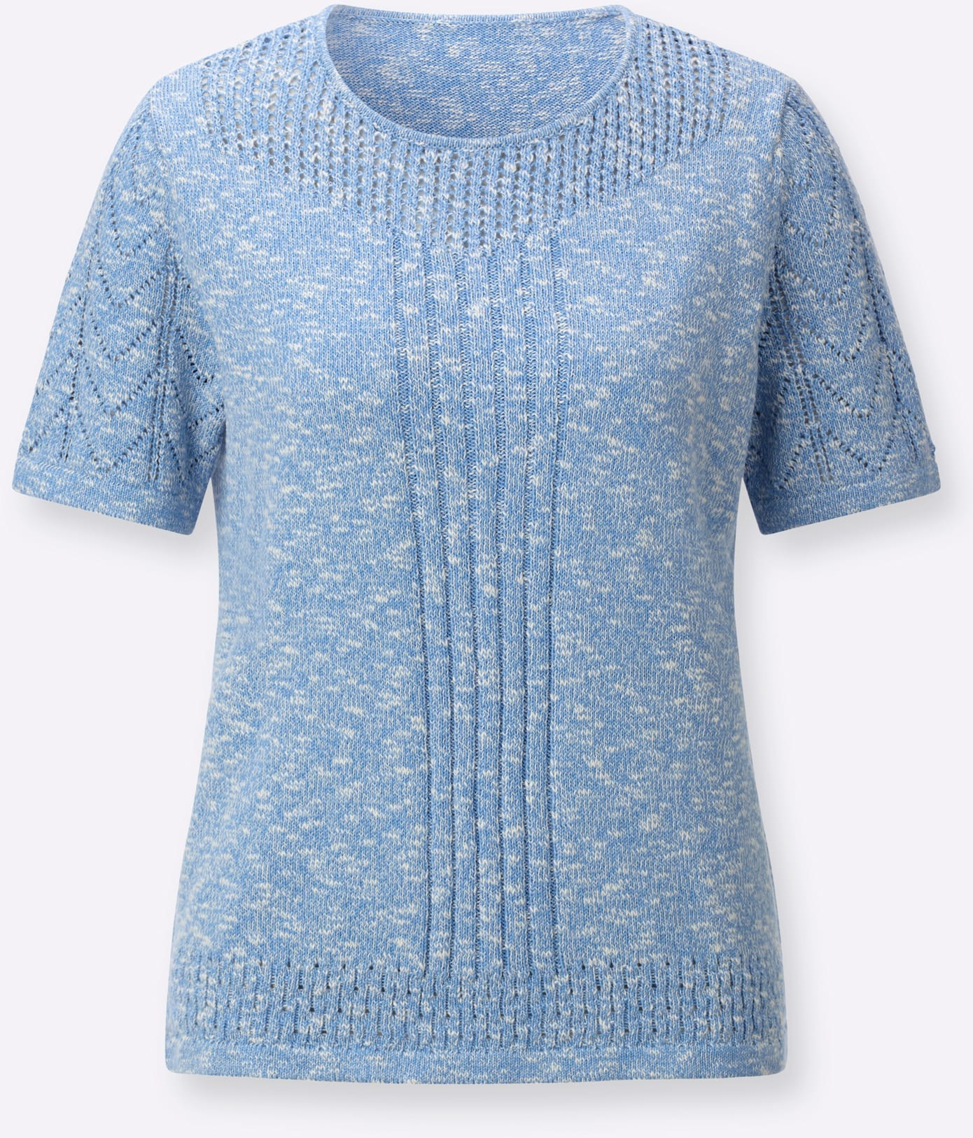 Thumbnail - Classic Rundhalspullover "Ajour-Pullover"