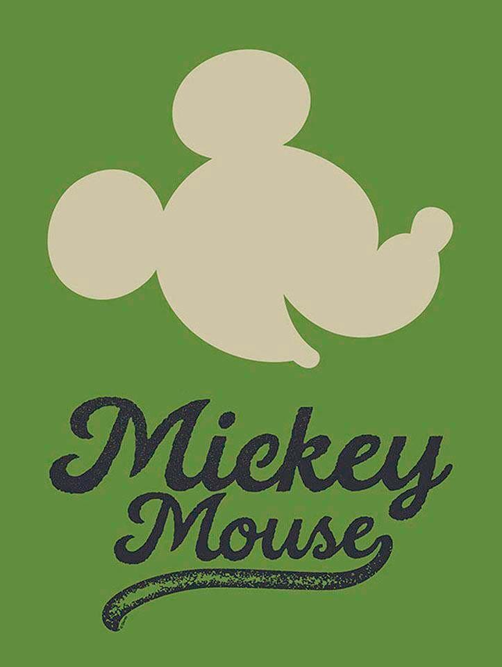 Komar Poster »Mickey Mouse Schlafzimmer, Kinderzimmer, Wohnzimmer (1 Head«, St.), Green BAUR Disney, 