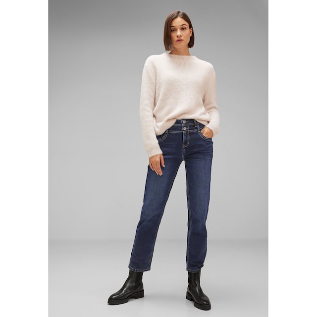 STREET ONE Gerade Jeans, High Waist online bestellen | BAUR