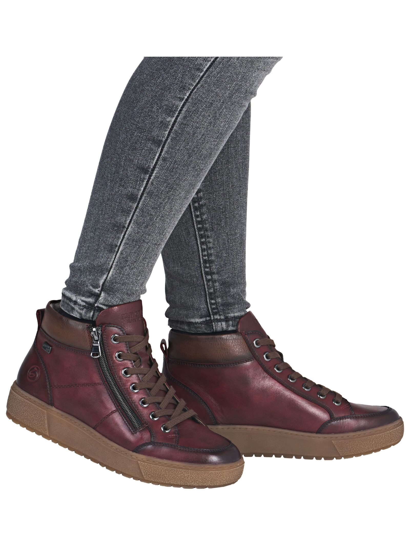 Remonte Schnürstiefelette »Remonte Stiefelette Glattleder«