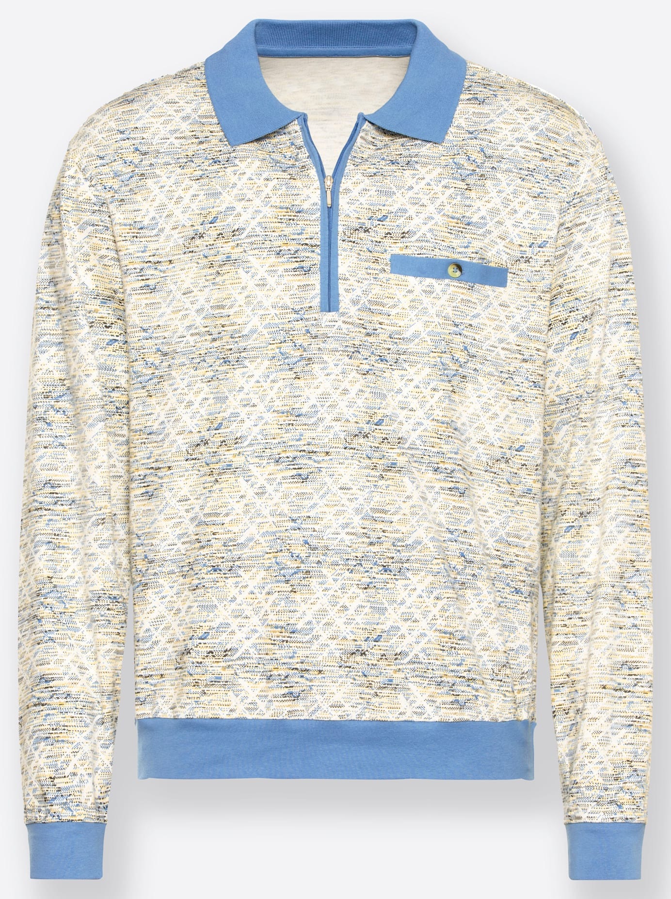 Thumbnail - Marco Donati Poloshirt "Langarm-Poloshirt" 1 Stk.