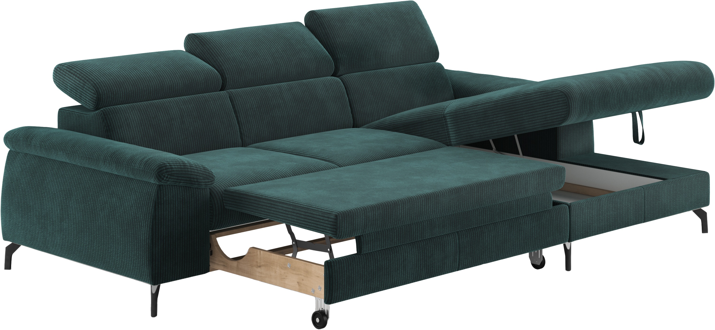 Thumbnail - COTTA Ecksofa "Kitty L-Form", mit Kopfteilverstellung, wahlweise mit Bettfunktion & Bettkasten