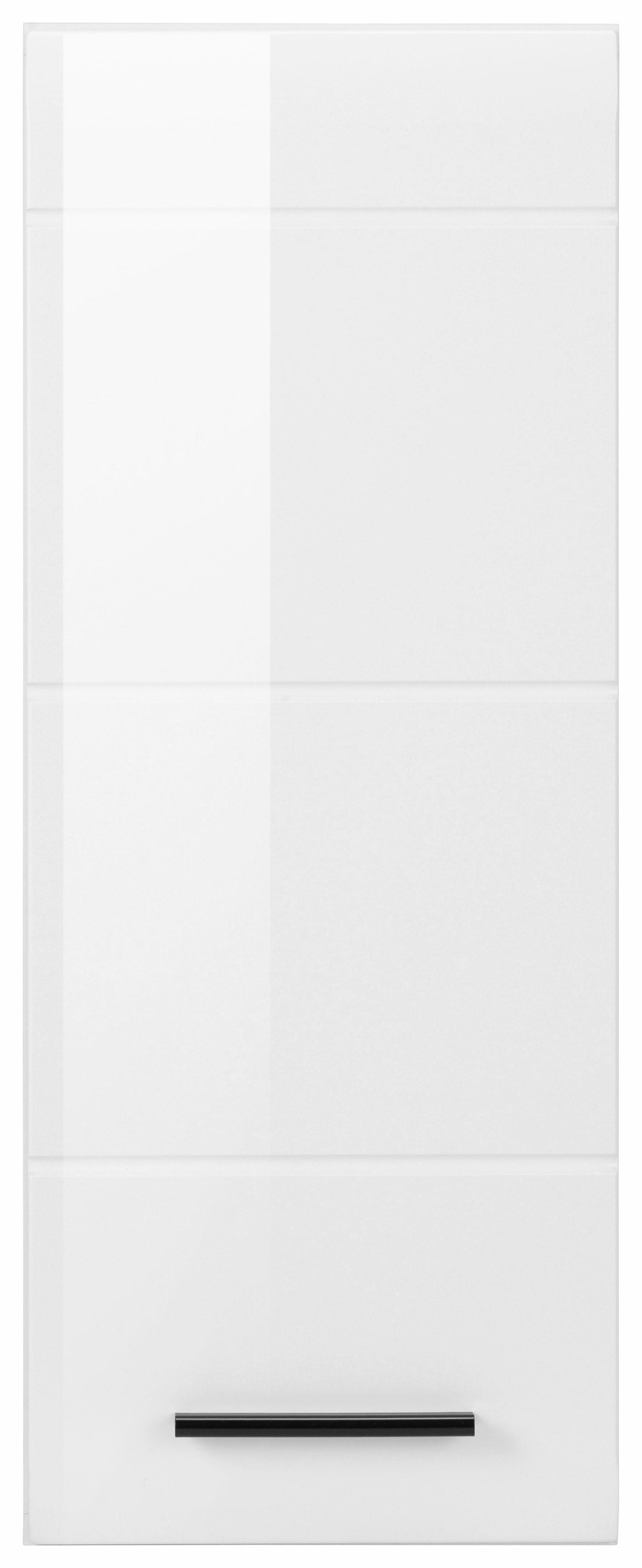 INOSIGN Hängeschrank »Sovana«, Badezimmerschrank mit 2 Fächern in Weiß - Maße (B/T/H) 30/24/77 cm