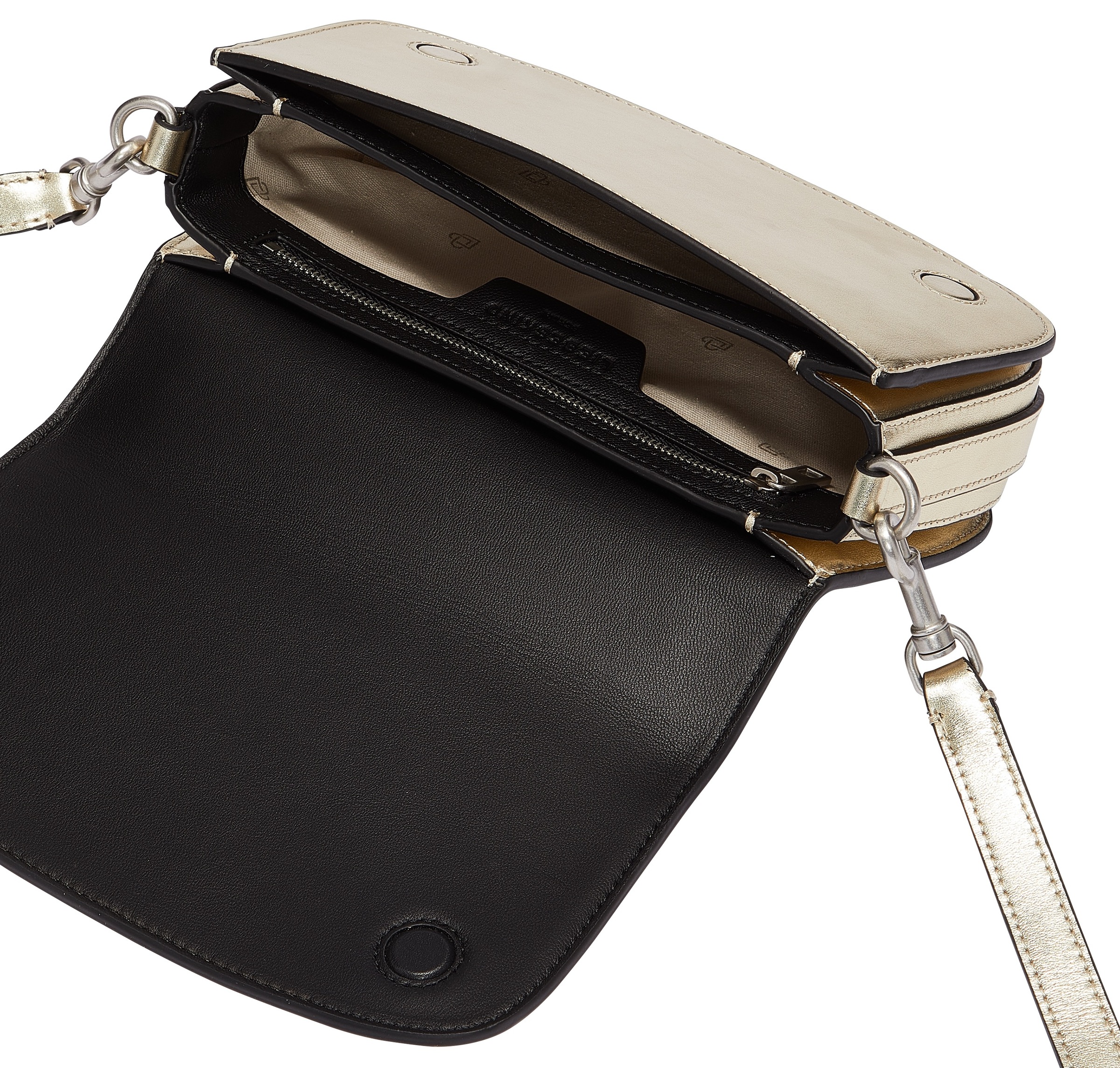 Liebeskind Berlin Umhängetasche »SADIE METALLIC Crossbody S«, Handbag, Tasche Handy, zertifiziert nach Leather Working Group