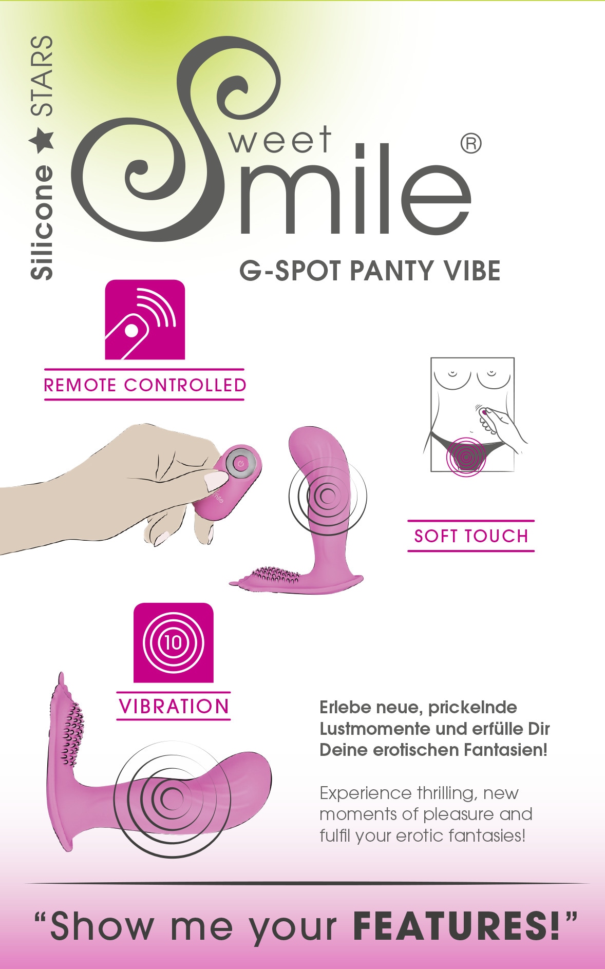 Sweet Smile Vibrator »Vibrator G-Spot Panty Vibe«