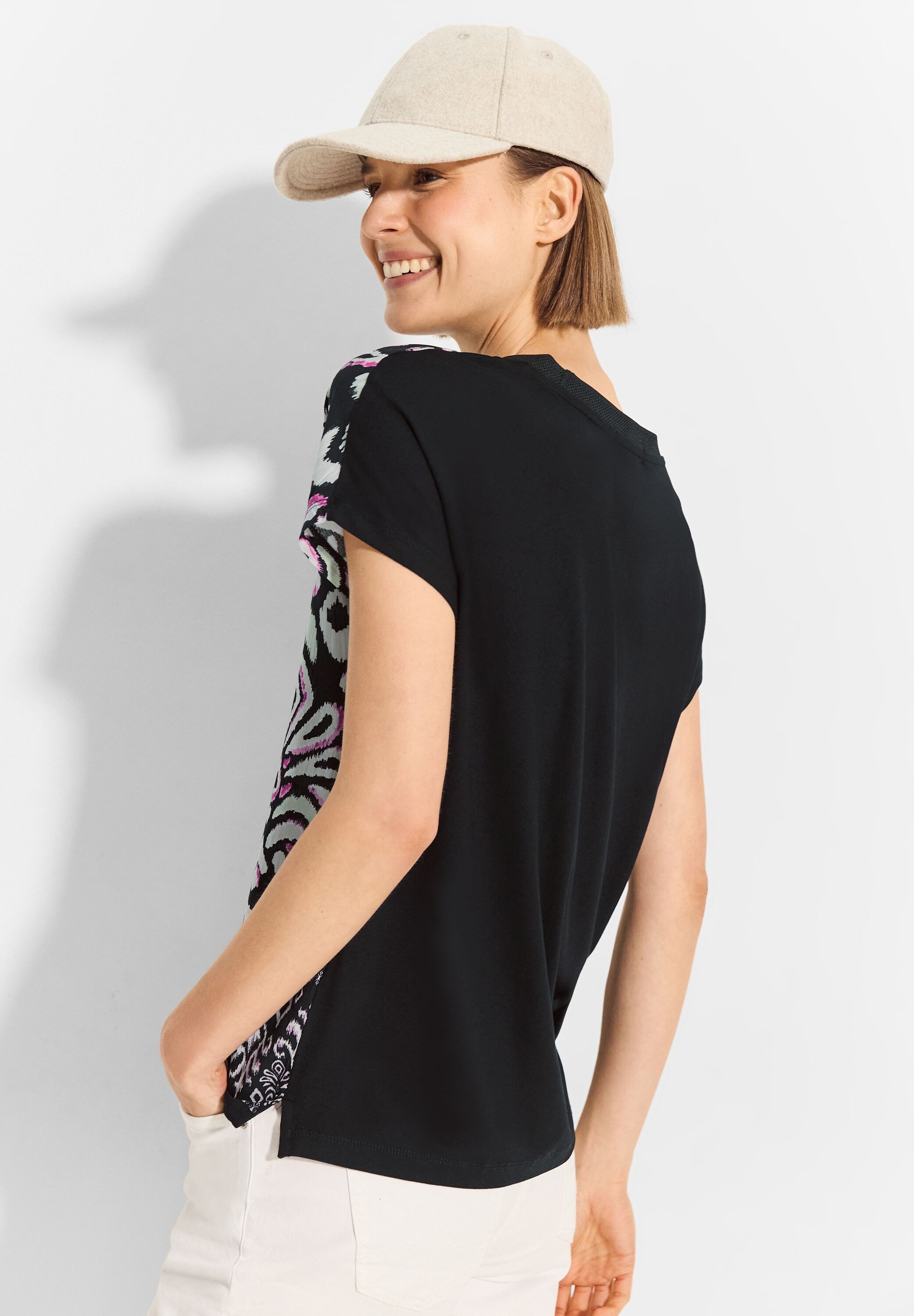 Cecil T-Shirt, aus softer Viskose günstig online kaufen
