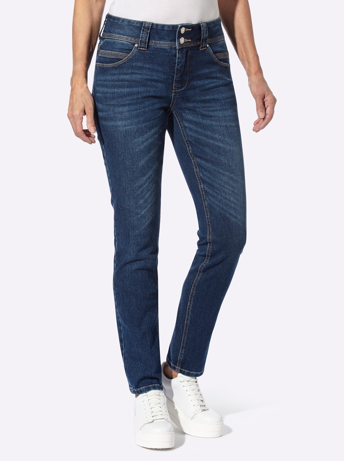 Casual Looks Bequeme Jeans, (1 tlg.)