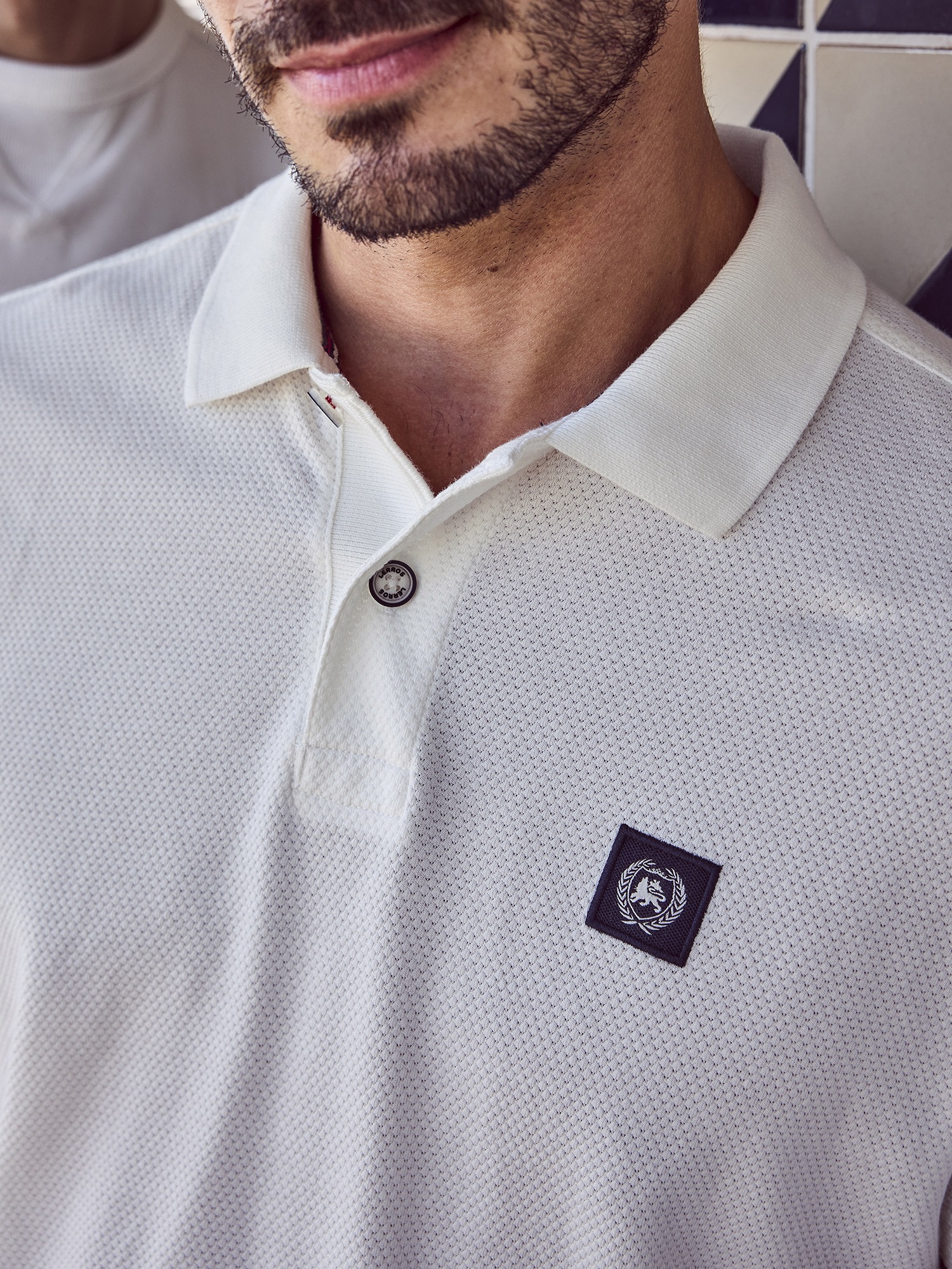 LERROS Poloshirt »LERROS Poloshirt in weicher Waffelpiquéqualität«