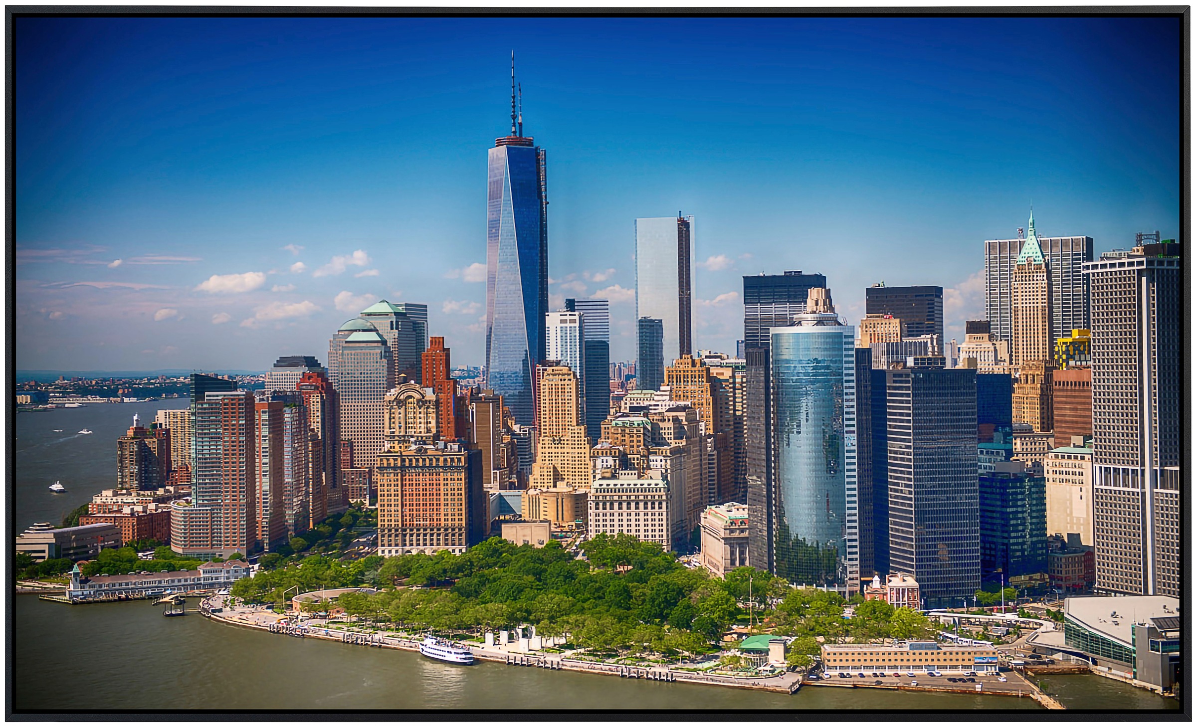Papermoon Infrarotheizung »Lower Manhattan Skyline«, sehr angenehme Strahlungswärme