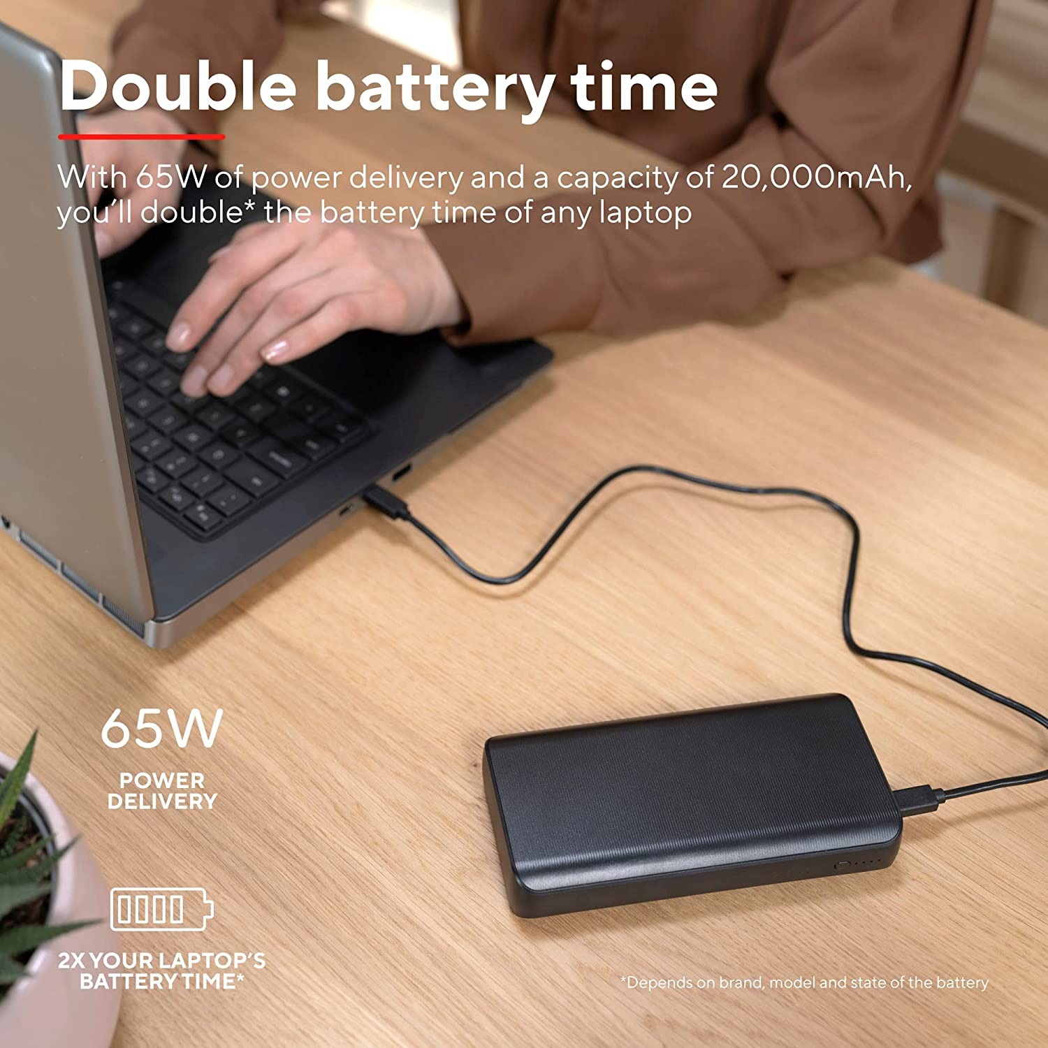 Trust Powerbank »LARO 65W USB-C LAPTOP POWERBANK«