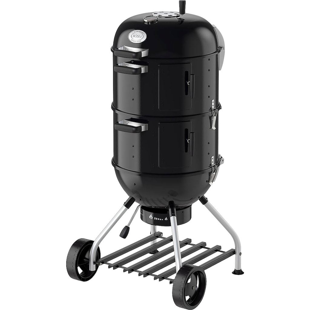 RÖSLE Smoker »Kugelgrill No.1/F50-S, 25009«, mit zwei Smoker-Ringen oder als Mini-Kugelgrill, 2x Ø 50 cm