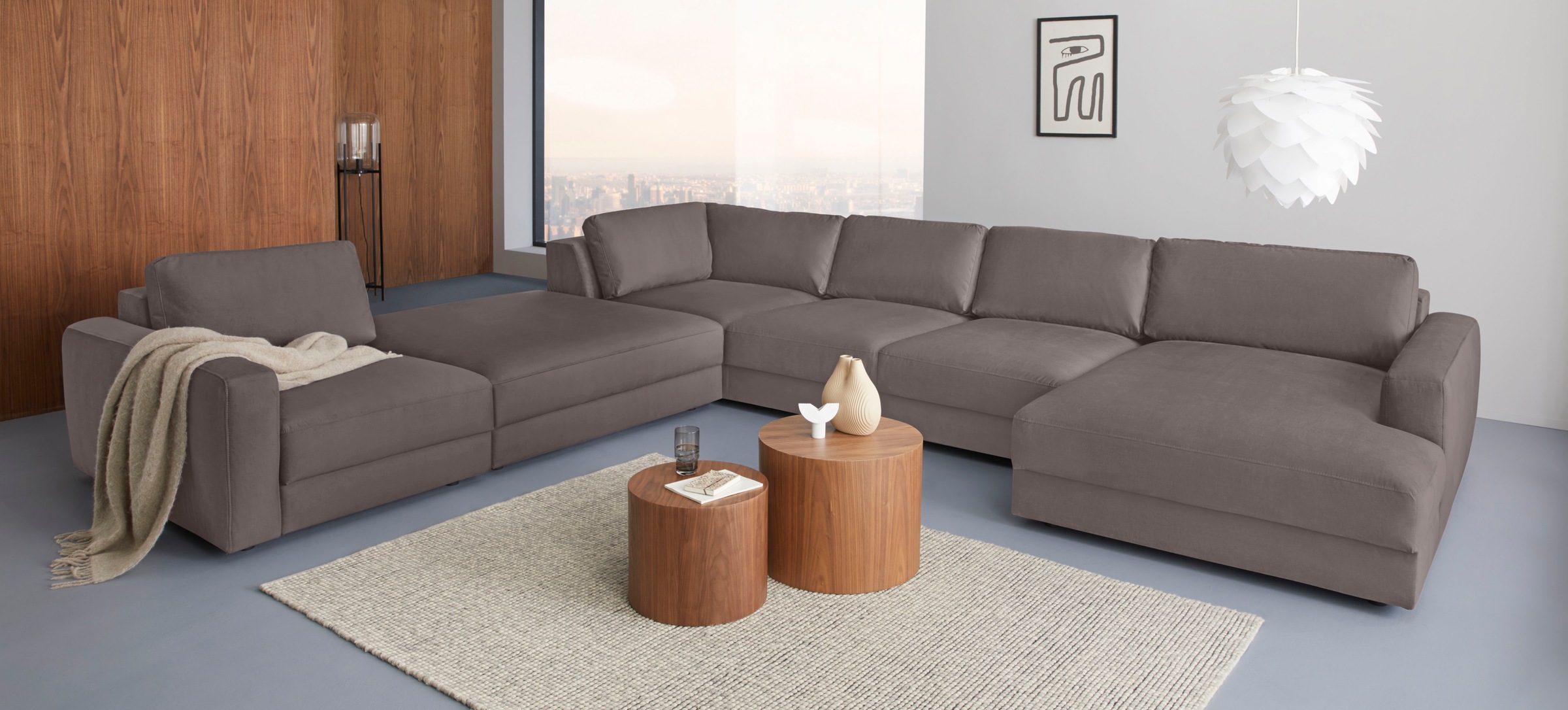 Places of Style Sofa-Mittelelement »Bloomfield«, passende Erweiterung zu den Garnituren "Bloomfield"