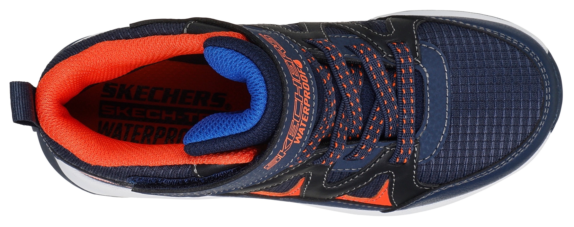 Skechers Klettstiefel »STORM BLAZER«, Freizeitschuh mit waterproof, Größenschablone zum Download