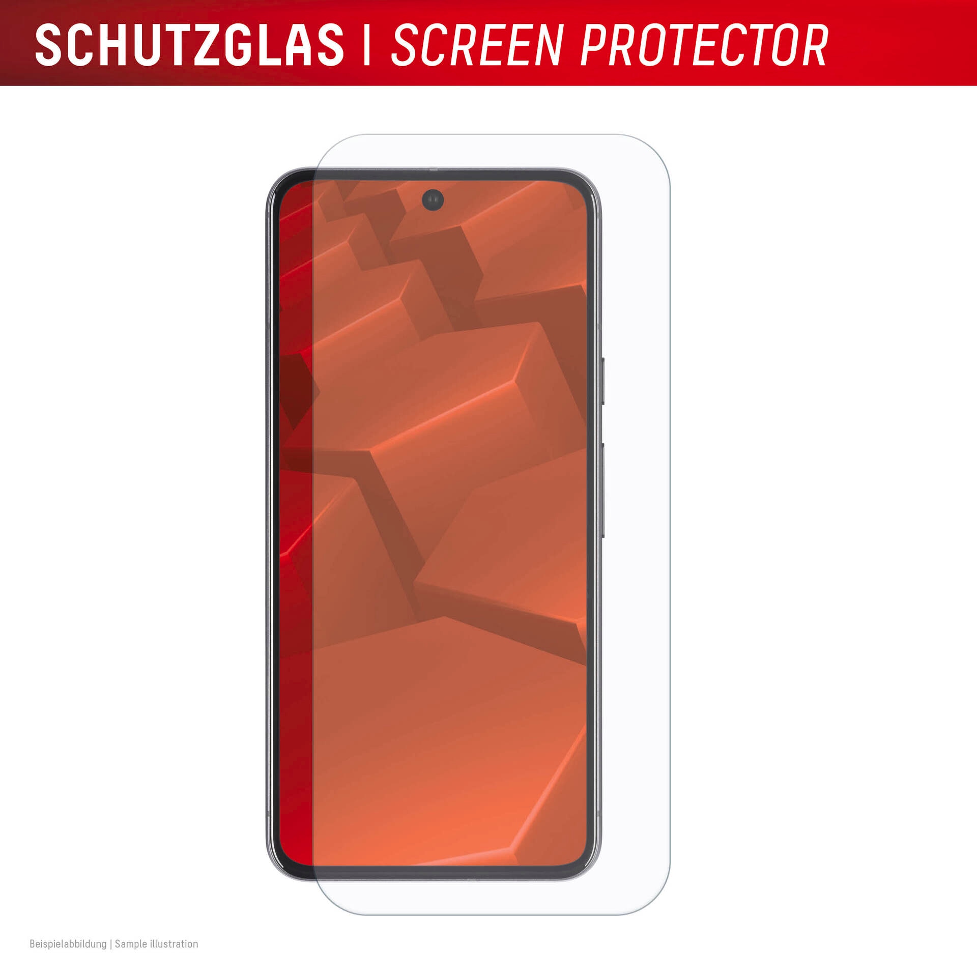 Displex Displayschutzglas »Real Glass Screen Protection«, für Google Pixel 9-Google Pixel 9 Pro, Displayschutzfolie, Schutzfolie, Bildschirmschutz, kratz- & stoßfest