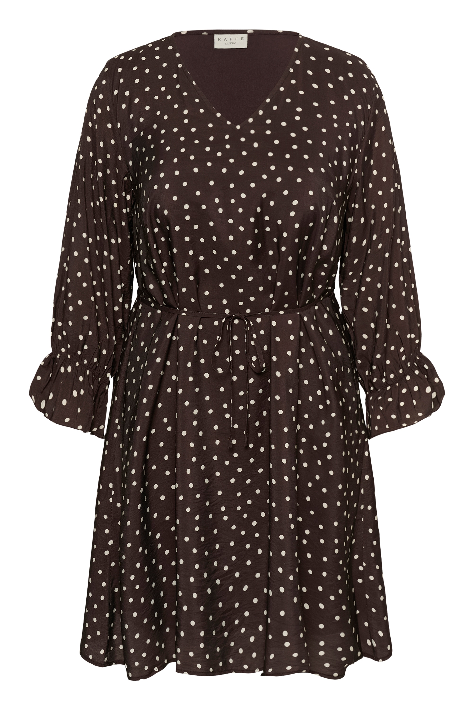 KAFFE Curve Midikleid "Damen Kleid KCditte"