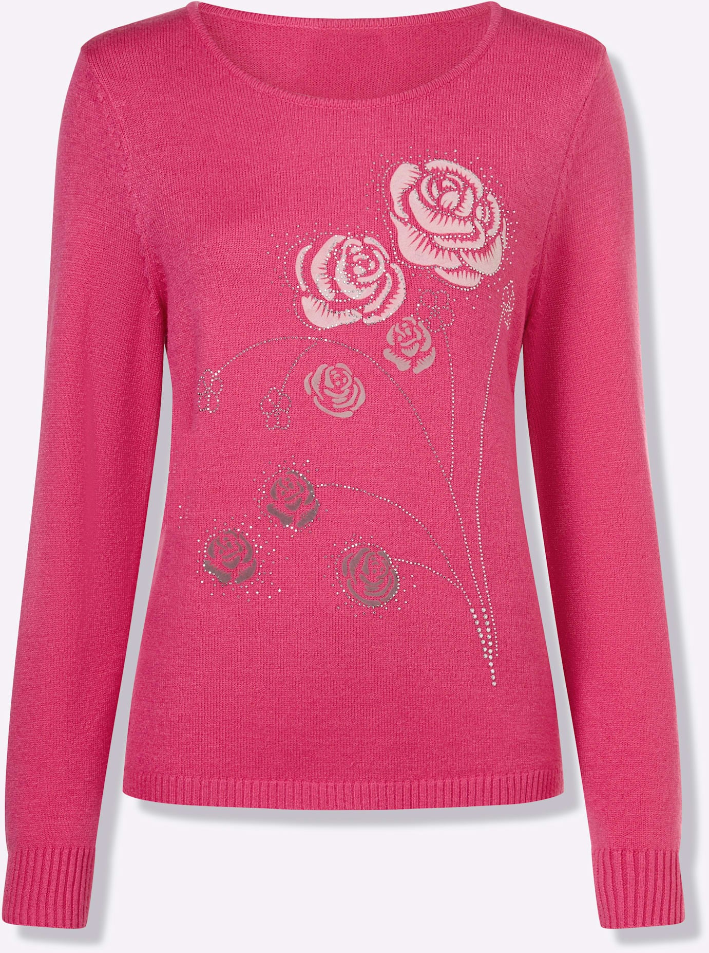 Lady Rundhalspullover »Pullover«