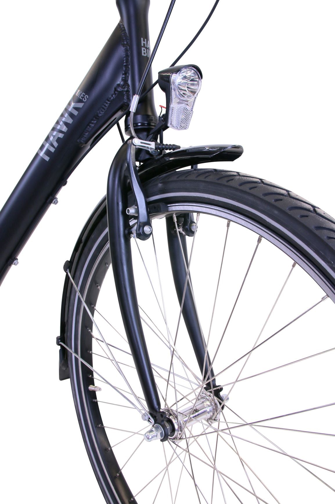 HAWK Bikes Cityrad »City Comfort Premium Black«, 3 Gang, Shimano, Nexus Schaltwerk, für Damen und Herren