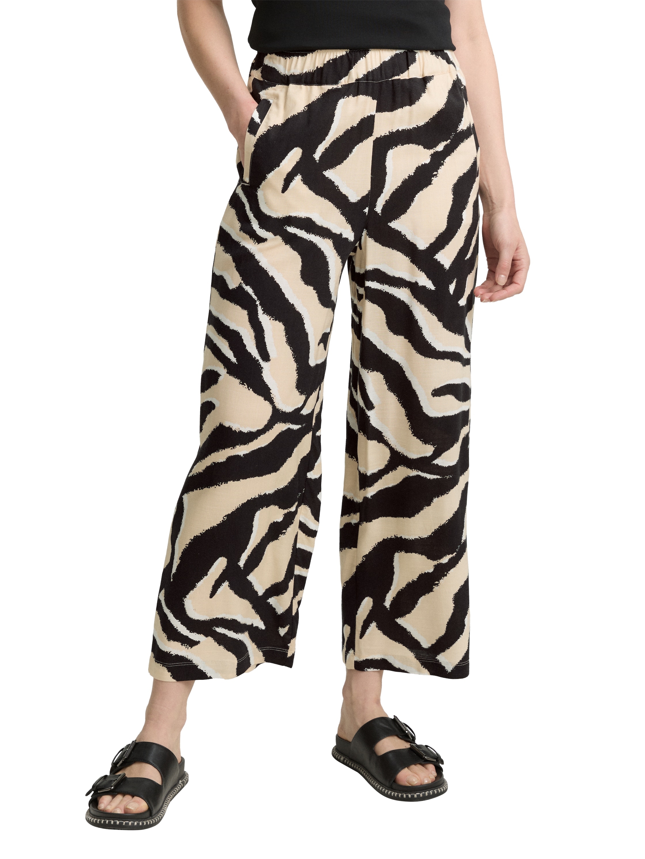 TOM TAILOR Culotte, mit All-Over Print günstig online kaufen