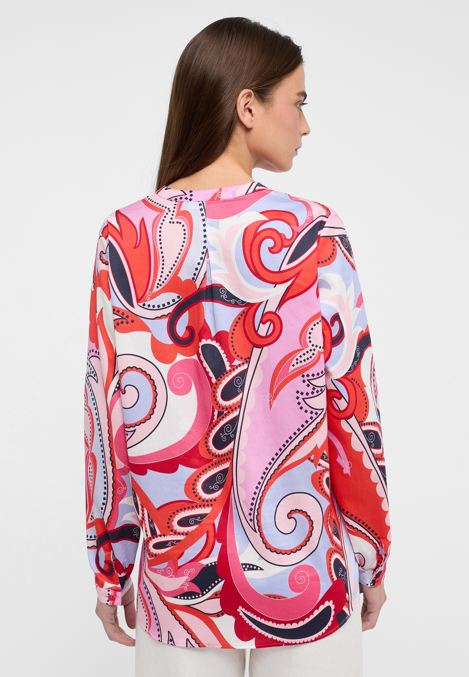 Eterna Longbluse »LOOSE FIT«, EASY IRON (bügelleicht)