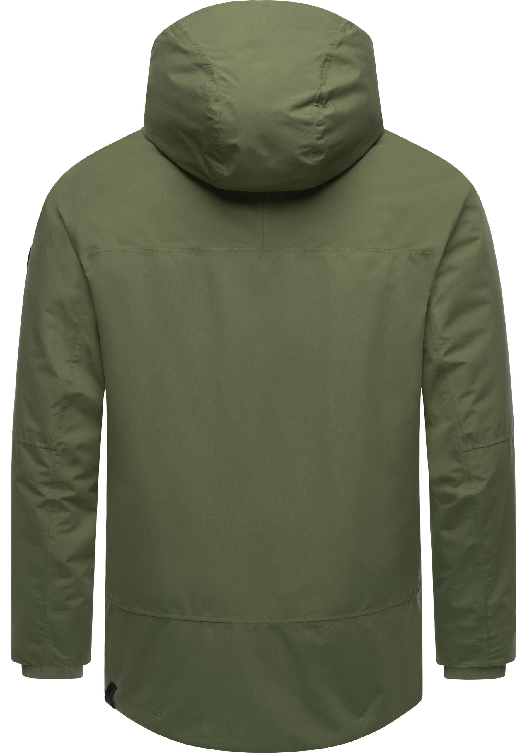 Ragwear Winterjacke »Hatar«, mit Kapuze, Wasserdichte Herren Outdoorjacke mit großer Kapuze